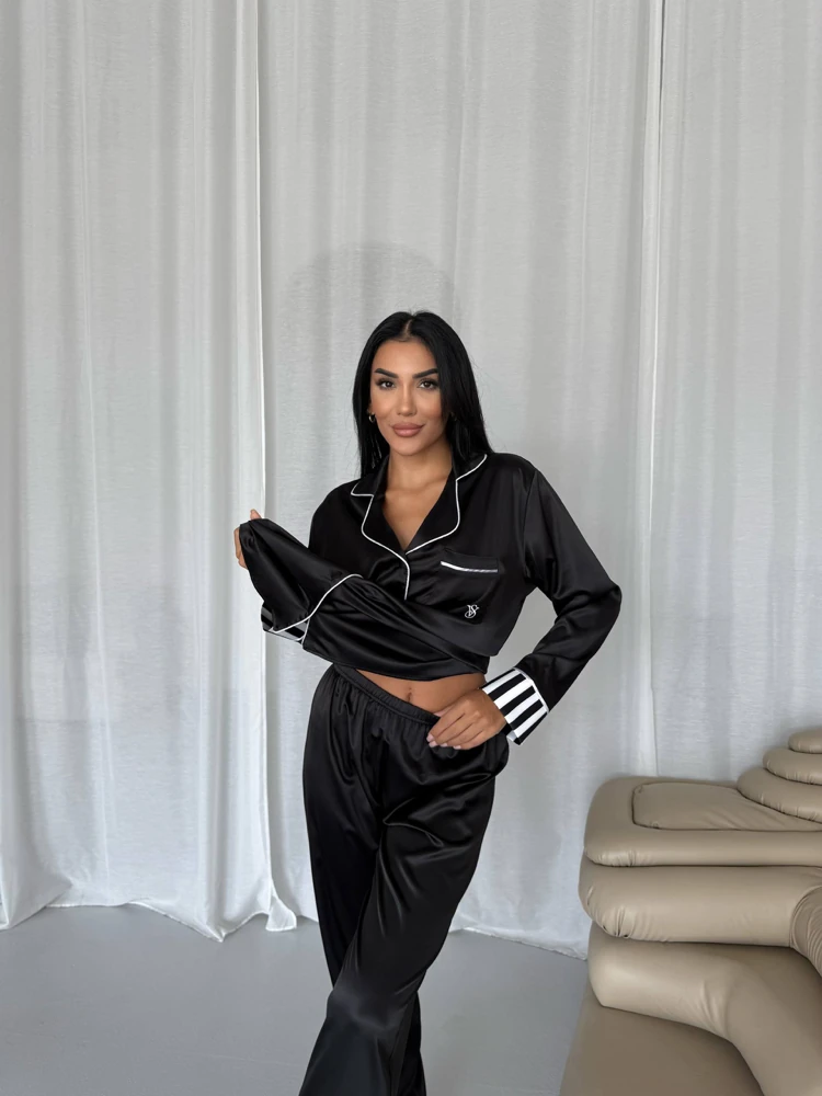 Özel Seri Siyah Pijama Takımı