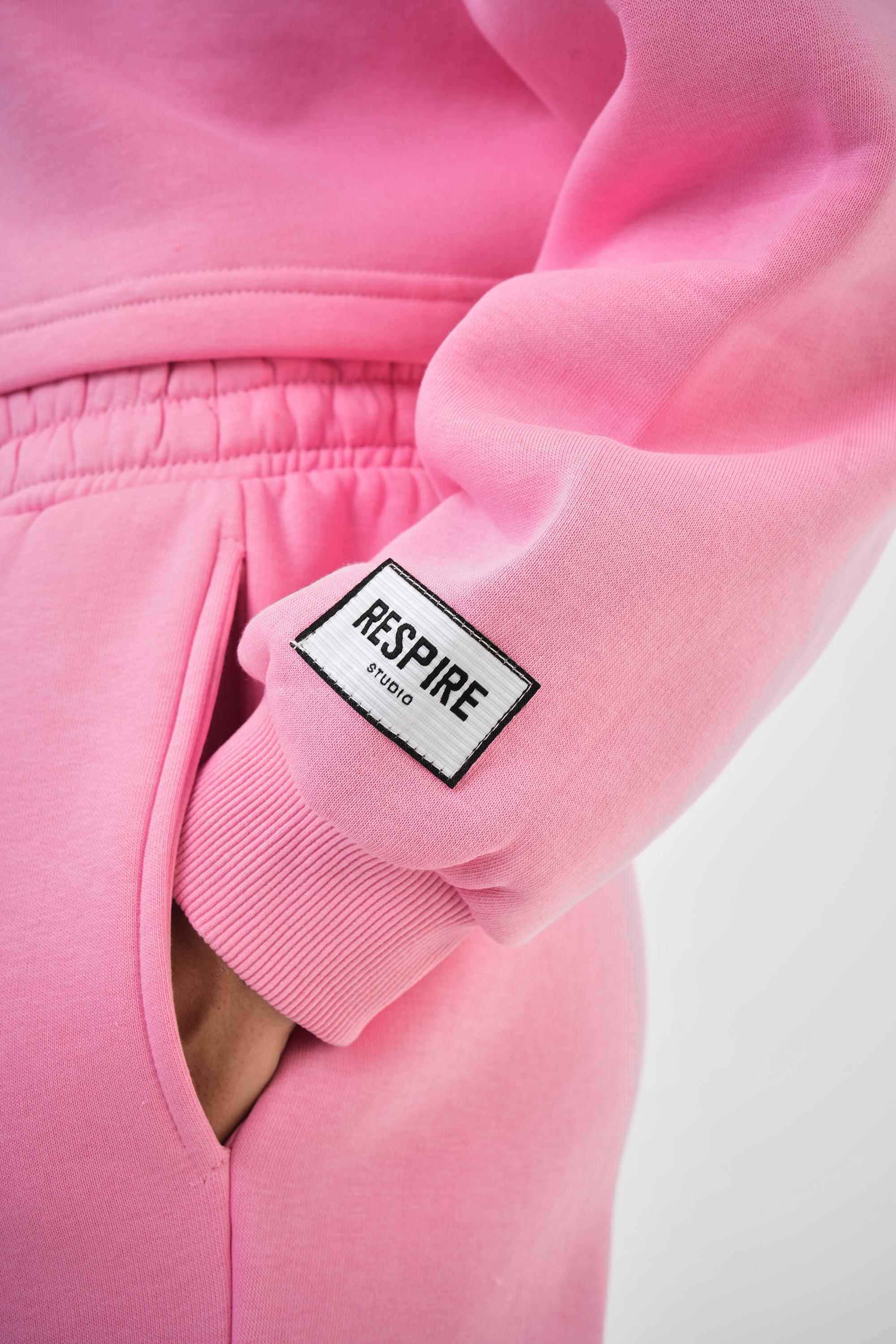 Kadın Fancy But Psycho Tracksuits Yazılı Alt Üst Sweat Takım - Pembe