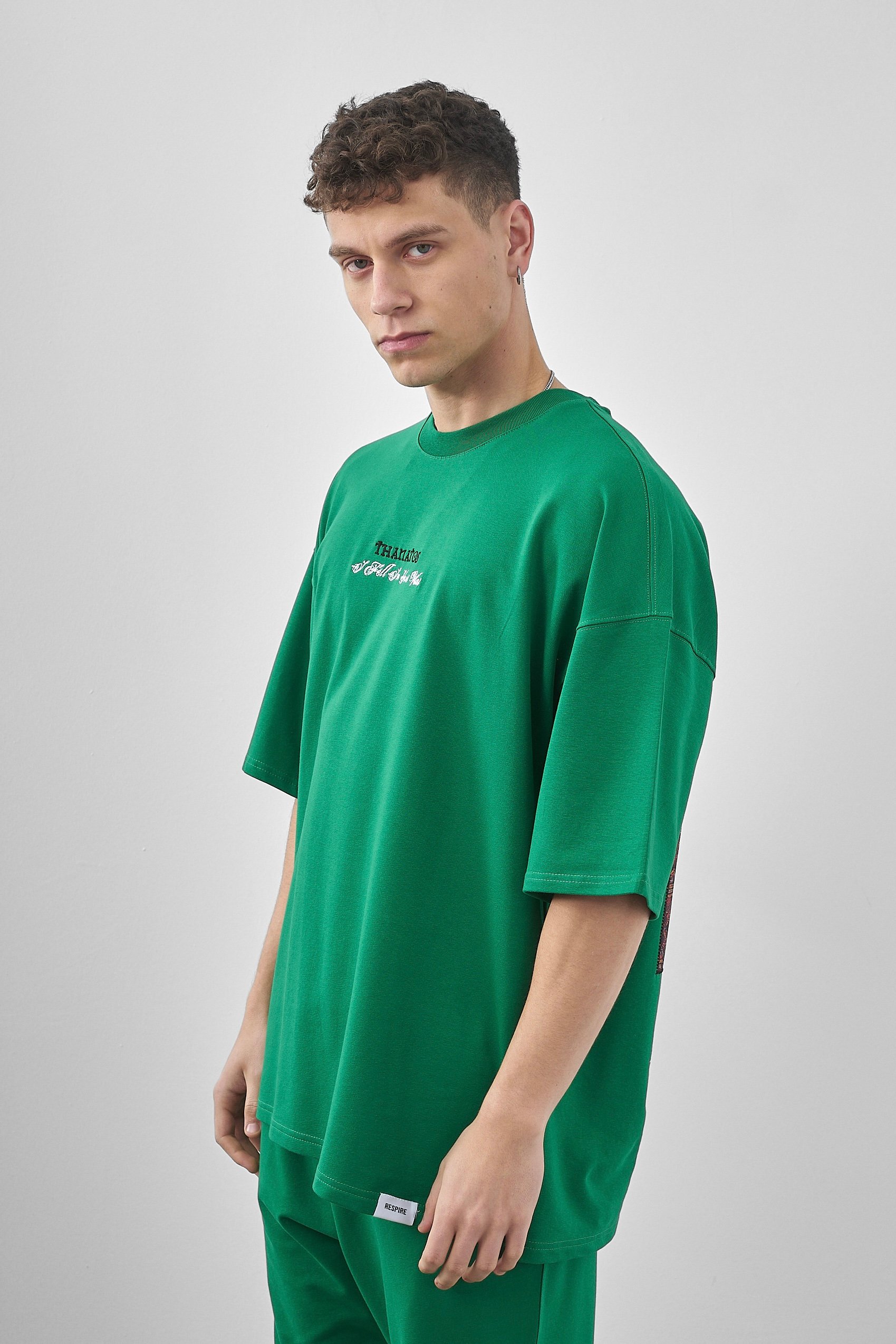 Respire Thanatos Baskılı Oversize T-Shirt - Benetton