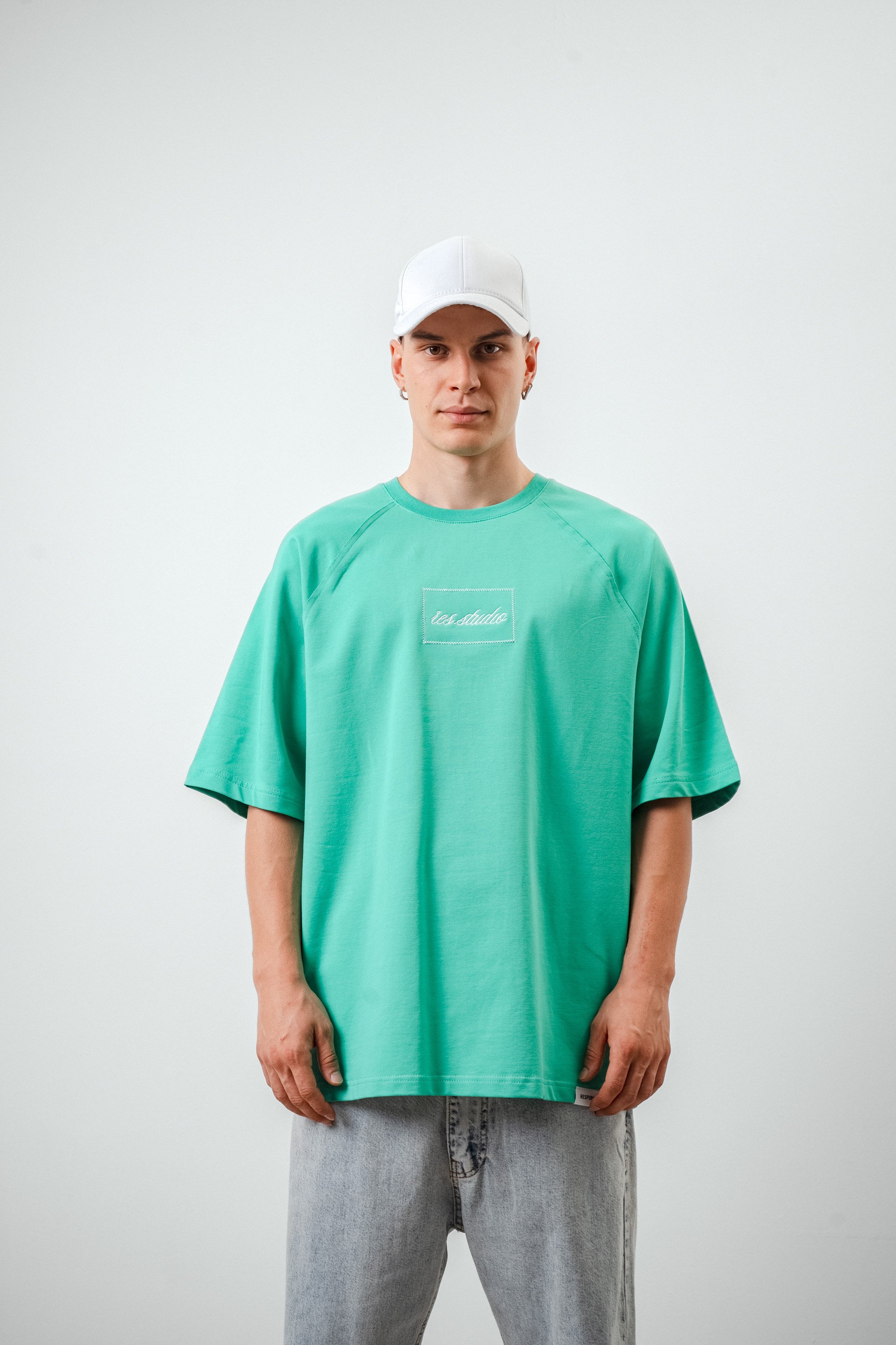 Respire Yazı Detaylı Orijinal Oversize T-Shirt