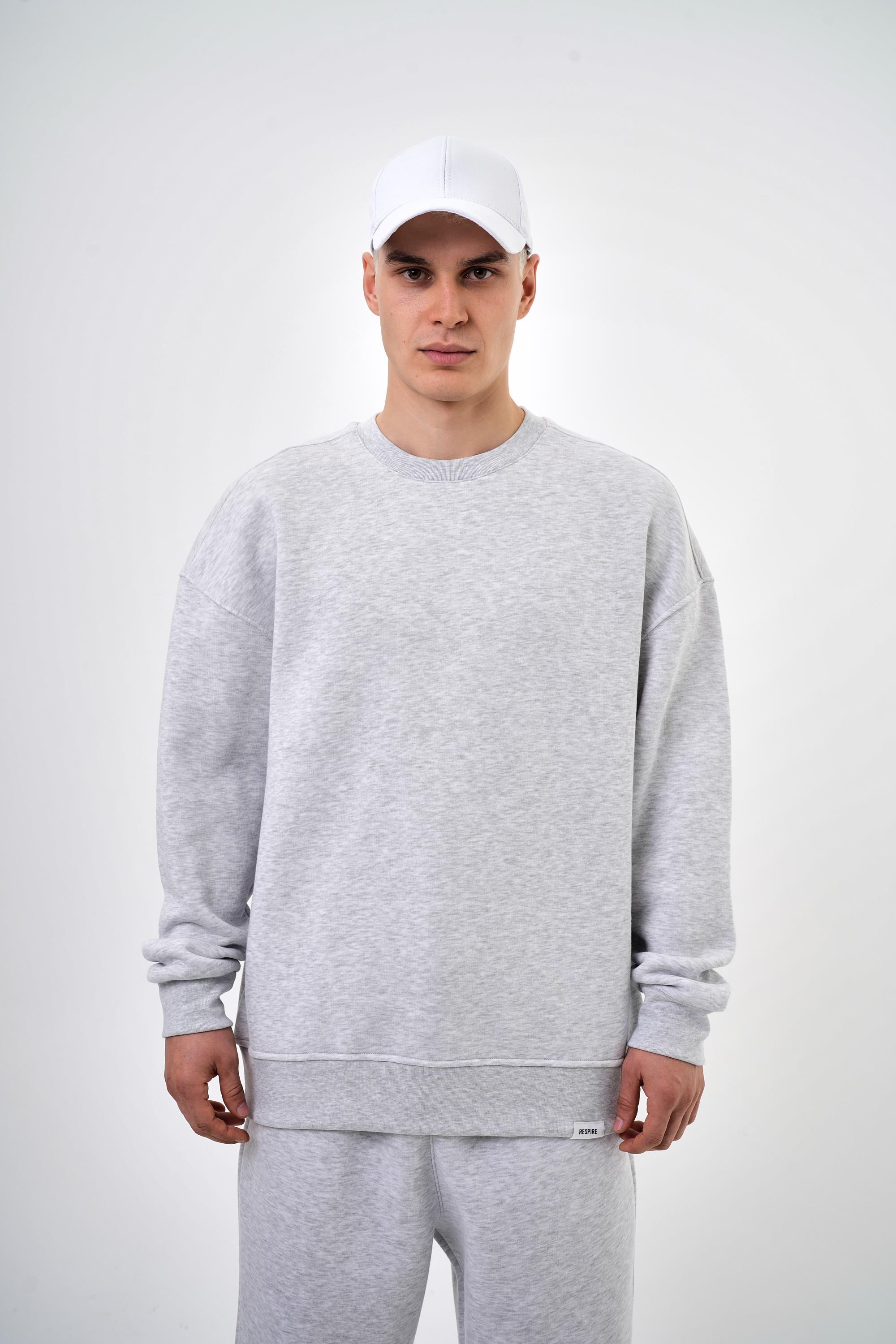 Bisiklet Yaka Basic Oversize Sweatshirt - KAR