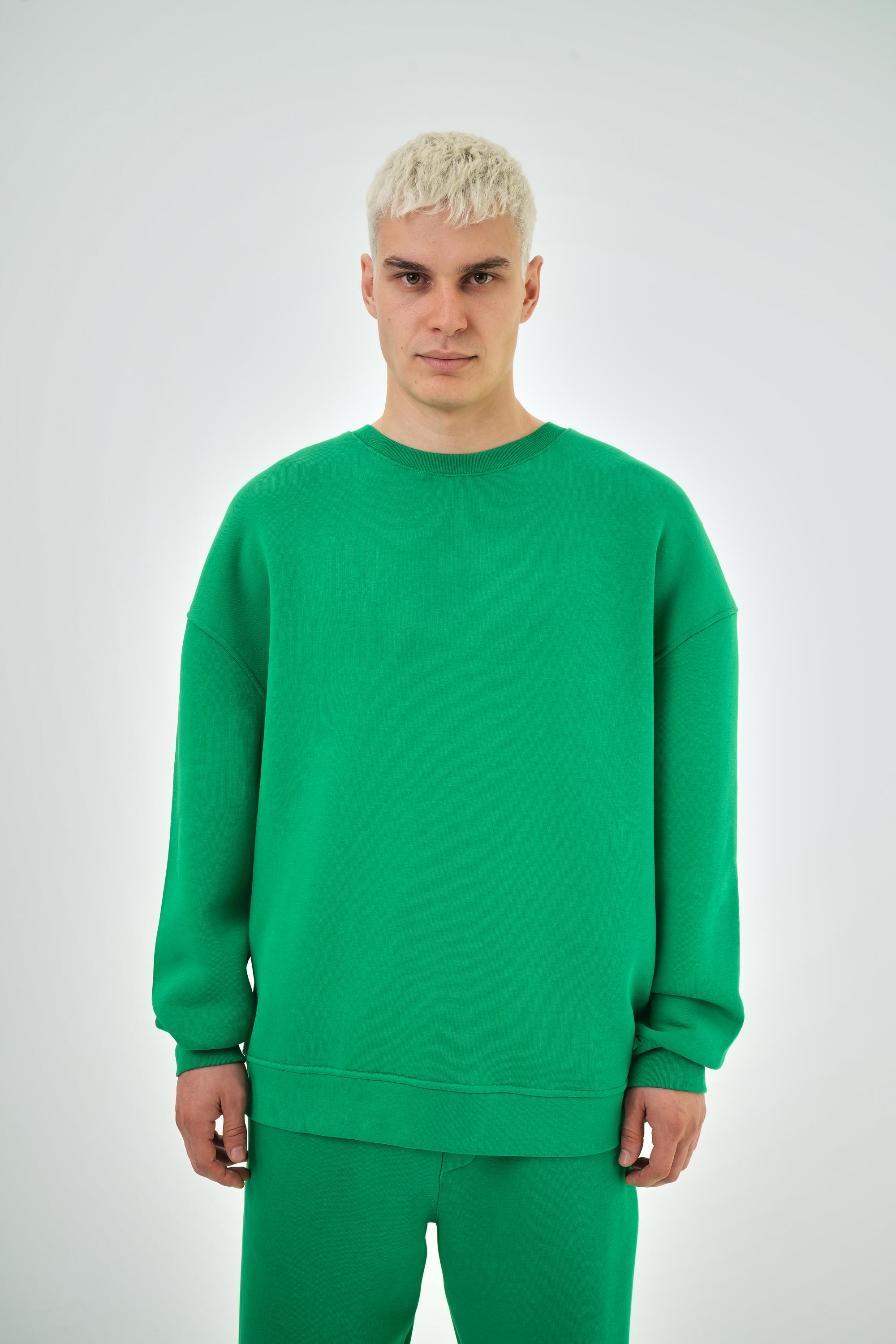 Bisiklet Yaka Basic Oversize Sweatshirt - Benetton