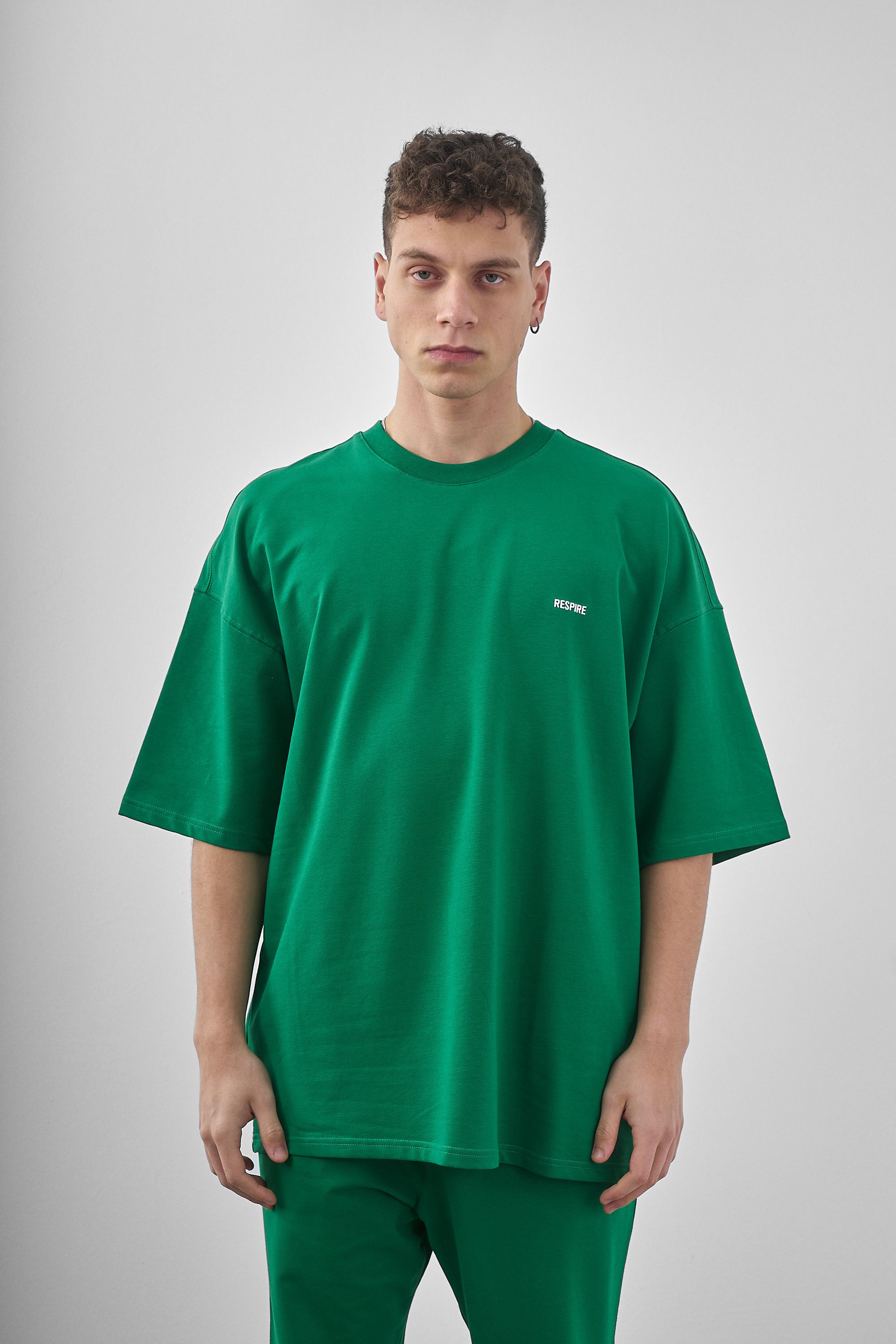 Respire Yazılı Oversize T-Shirt - Benetton