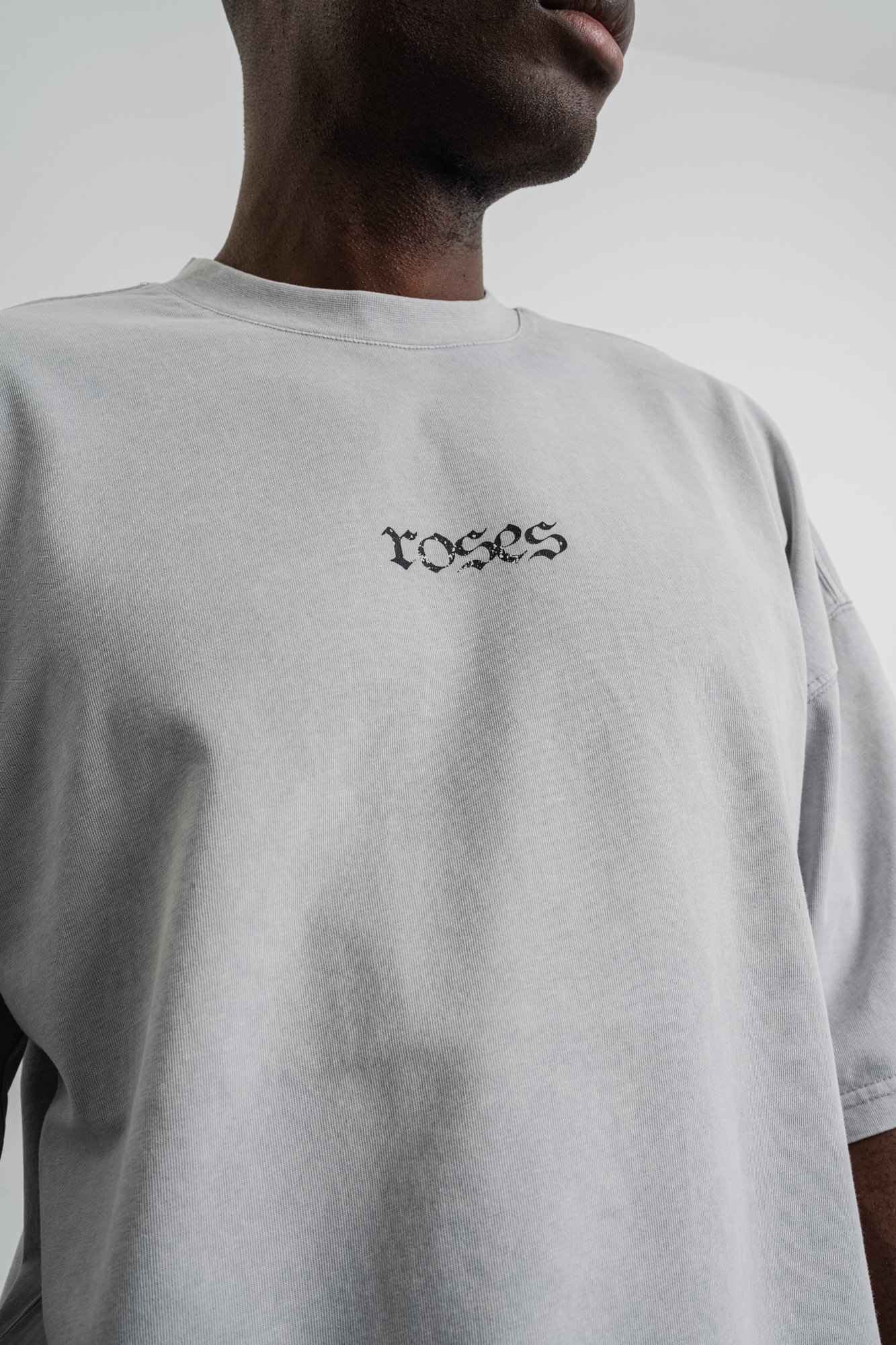 Respire Roses Baskılı Yıkamalı Oversize T-Shirt