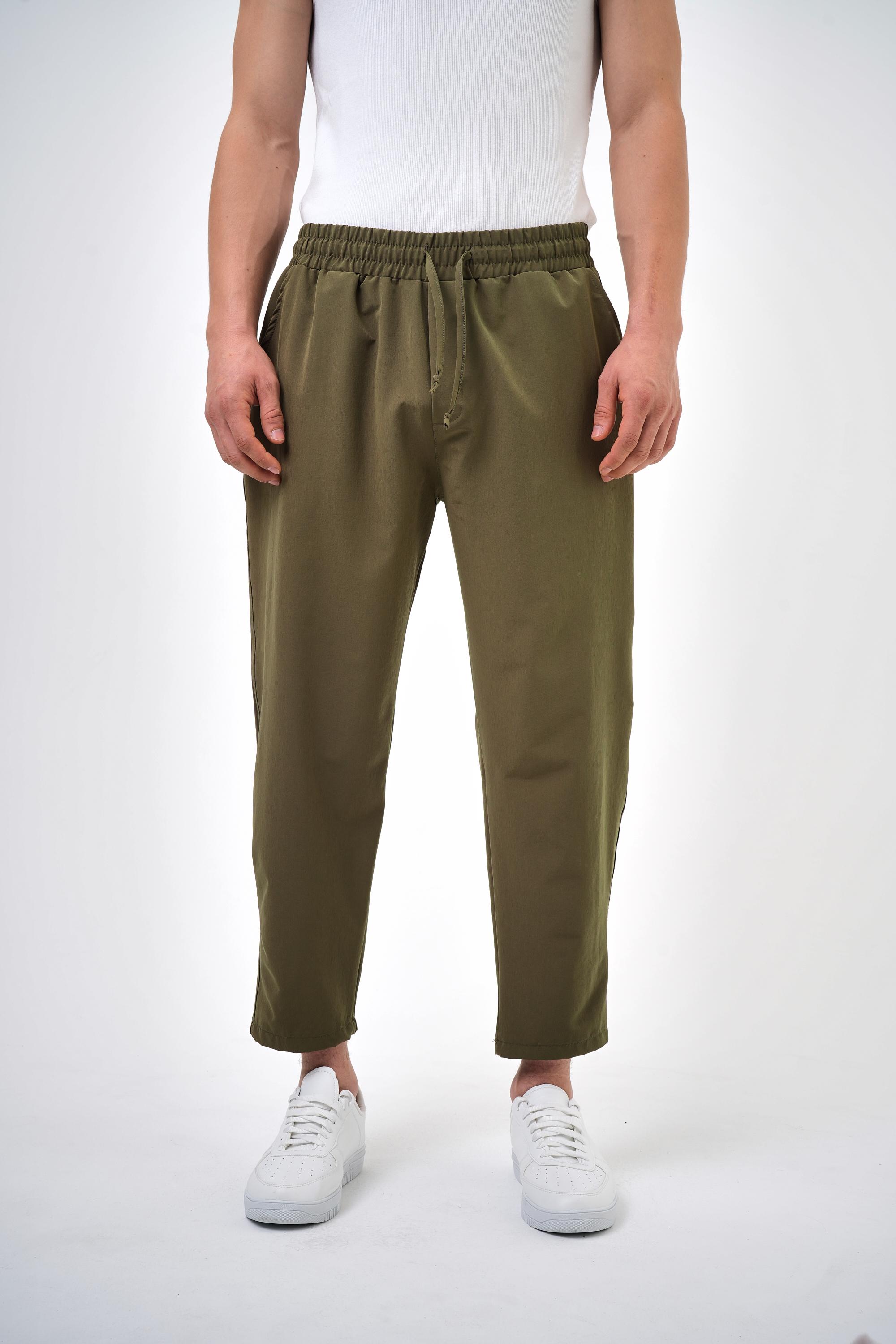 Basic Carrotfit Jogger Pantolon - Haki