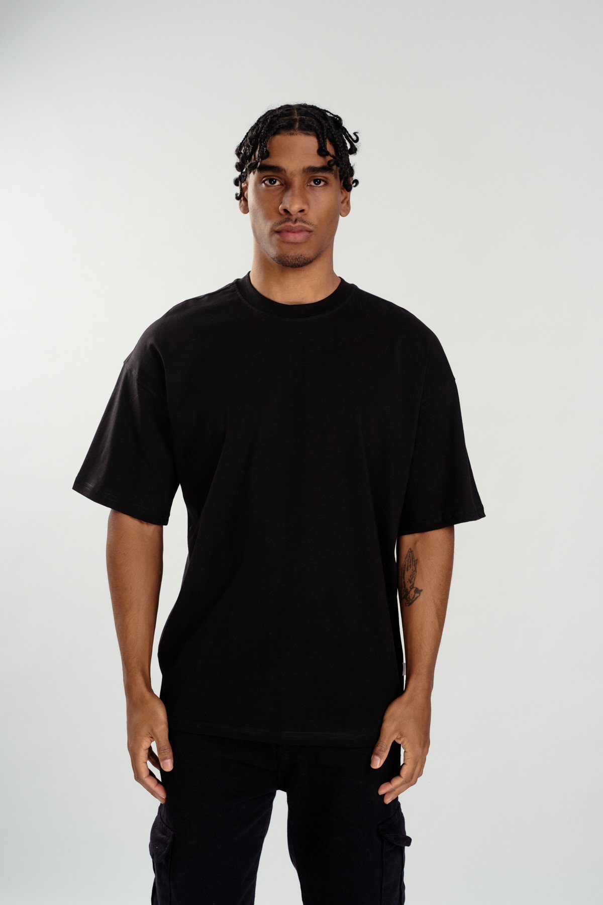 Respire Basic Oversize T-Shirt - Siyah