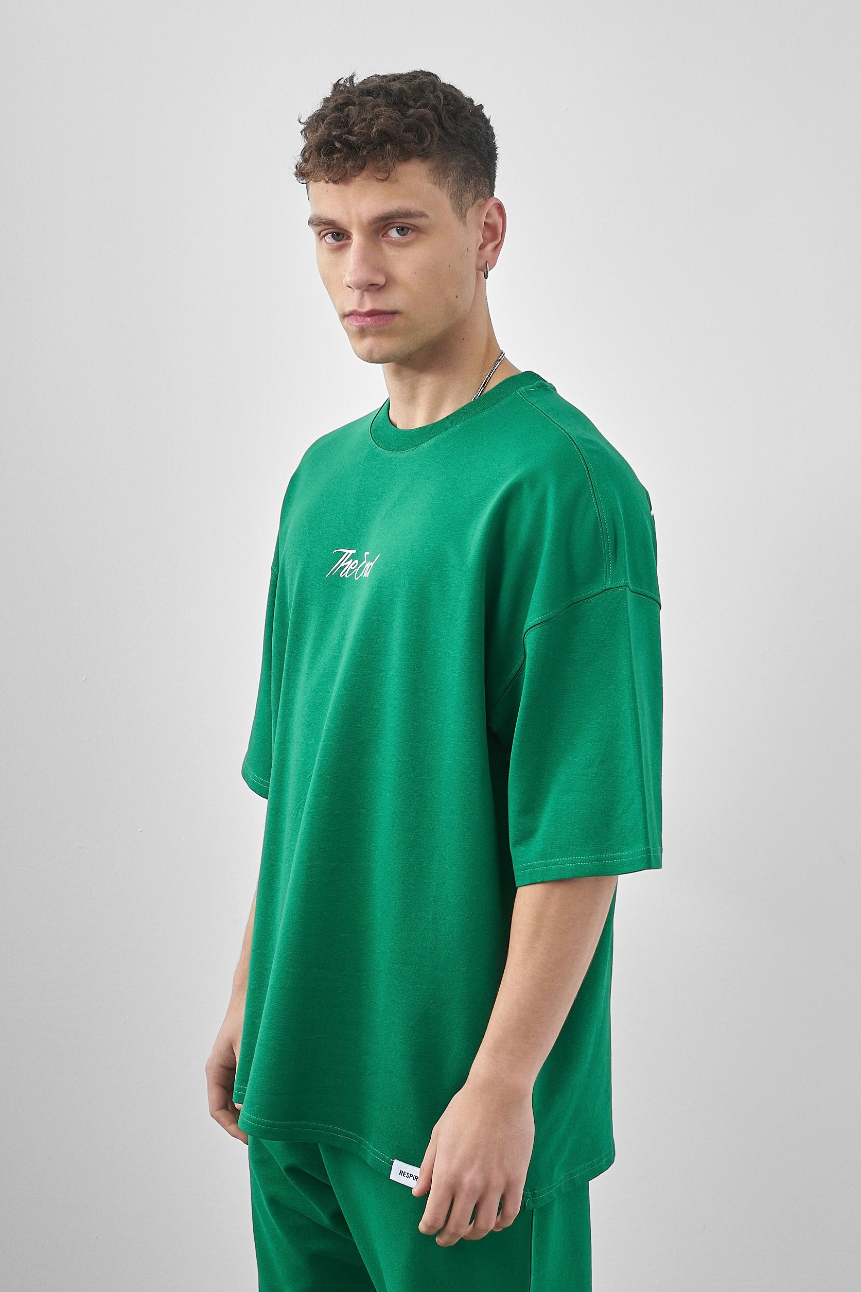 Respire The End Baskılı Oversize T-Shirt - Benetton