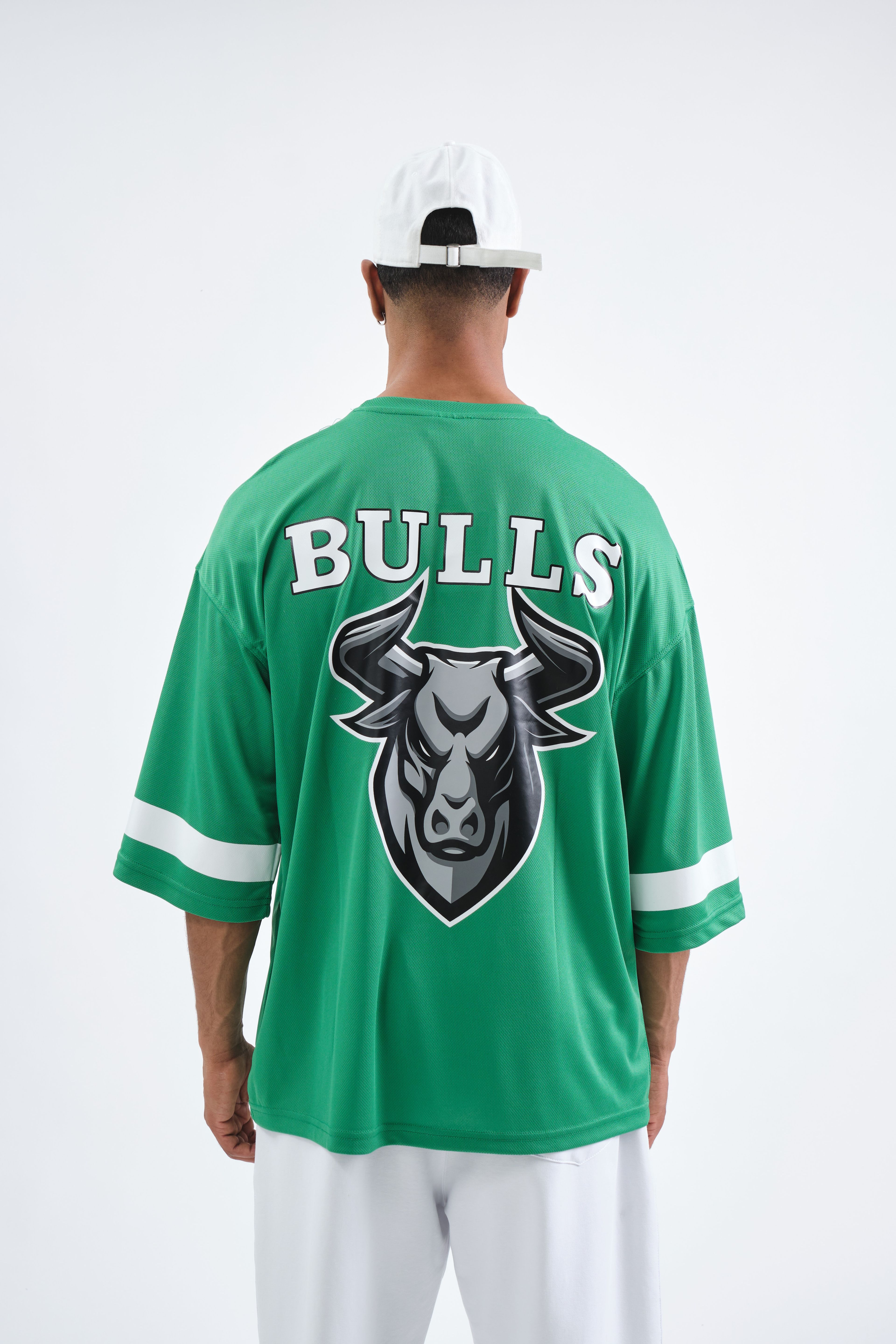 Respire Kol Şerit Detaylı Chicago Bulls NFL Forma T-Shirt