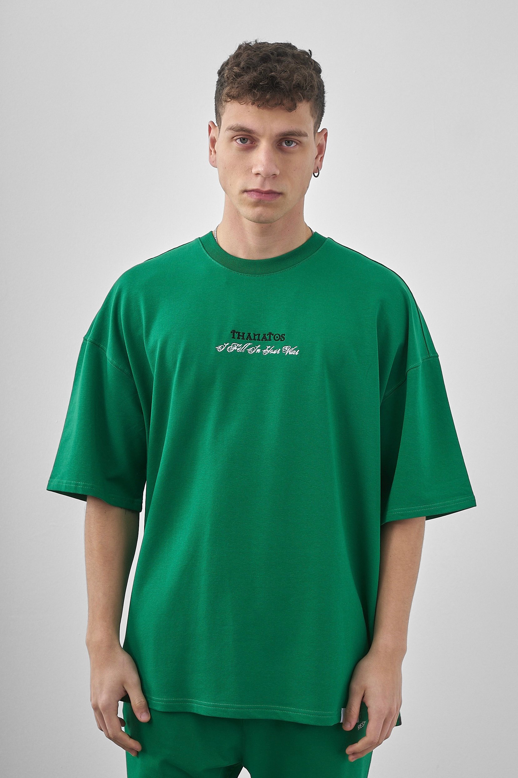 Respire Thanatos Baskılı Oversize T-Shirt - Benetton