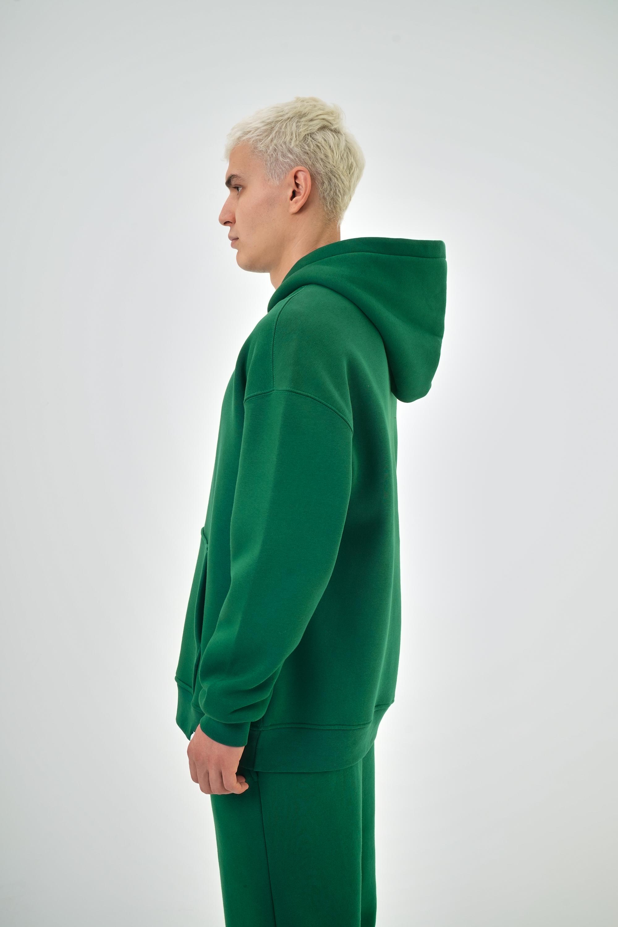 Erkek Oversize Basic Hoodie - Nefti