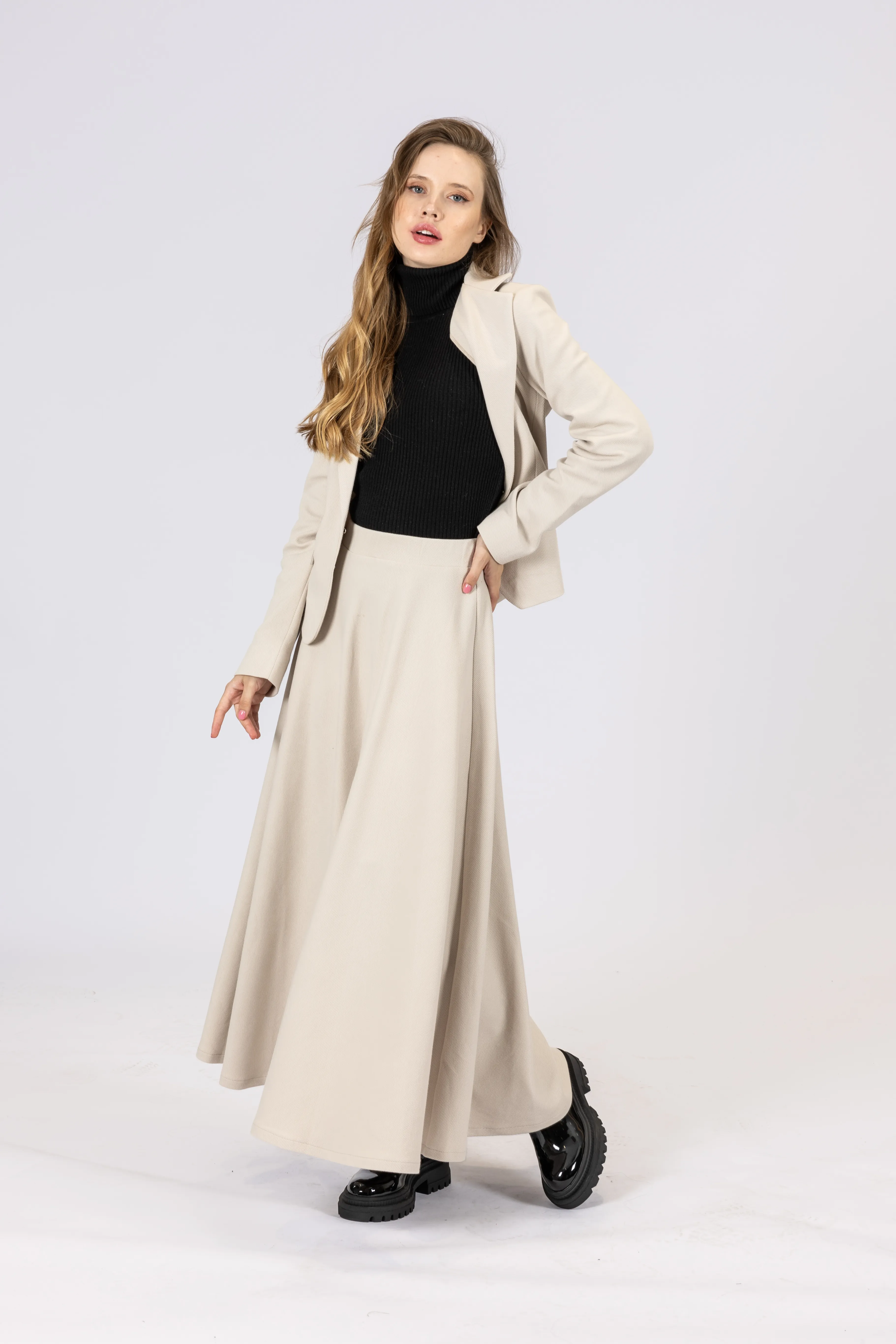 Montale Volanlı Etek  - Taş