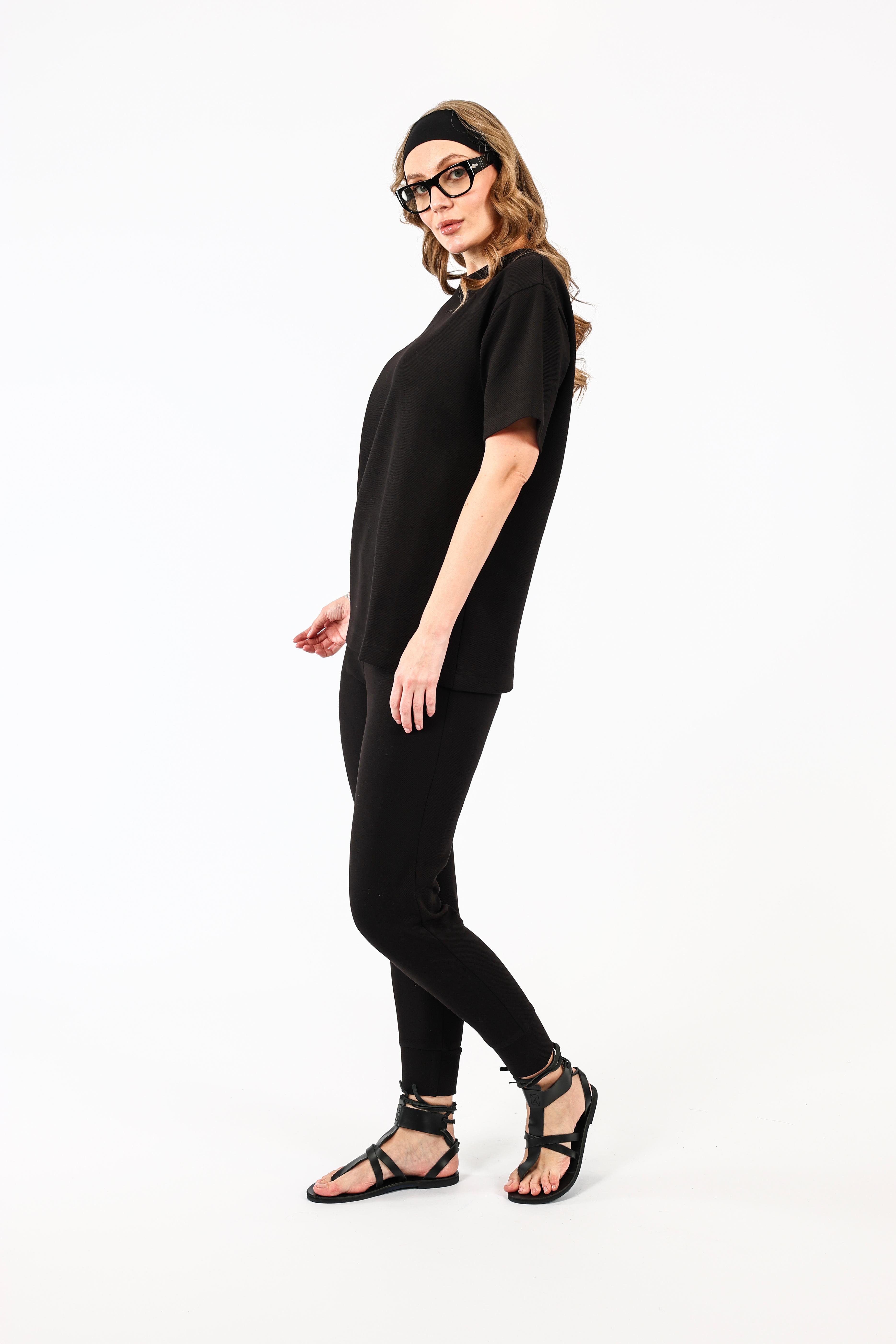 Tasarım Montale Basic Unisex Jogger Pantolon - Siyah