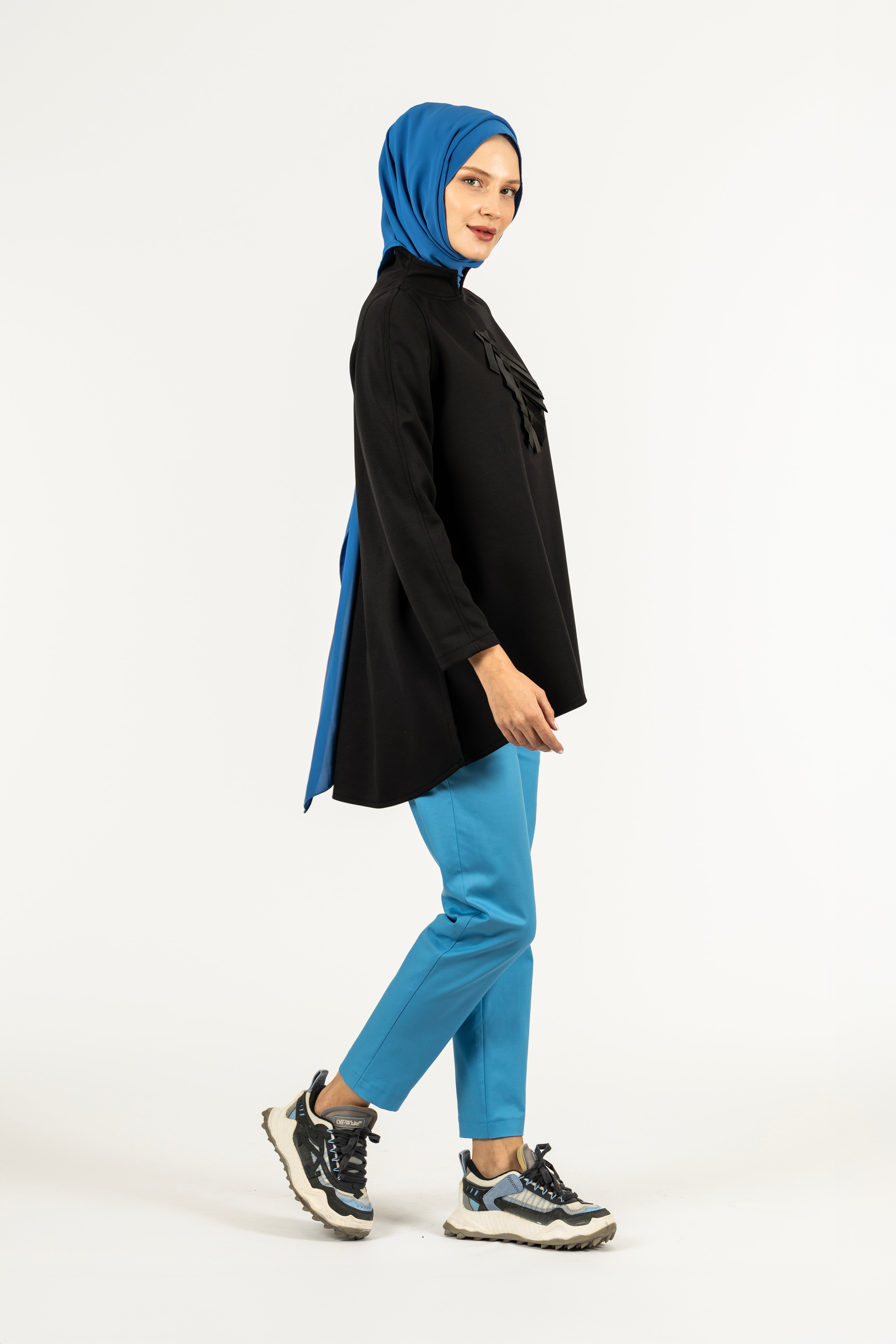 Kurdeleli Sweat - Siyah