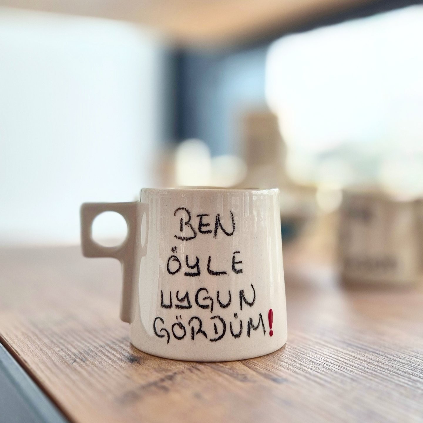  Stoneware Kupa " Ben Öyle Uygun Gördüm"