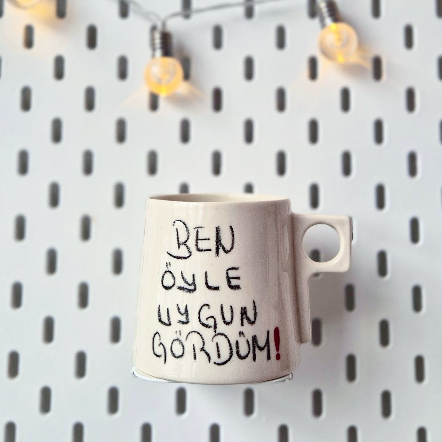  Stoneware Kupa " Ben Öyle Uygun Gördüm"