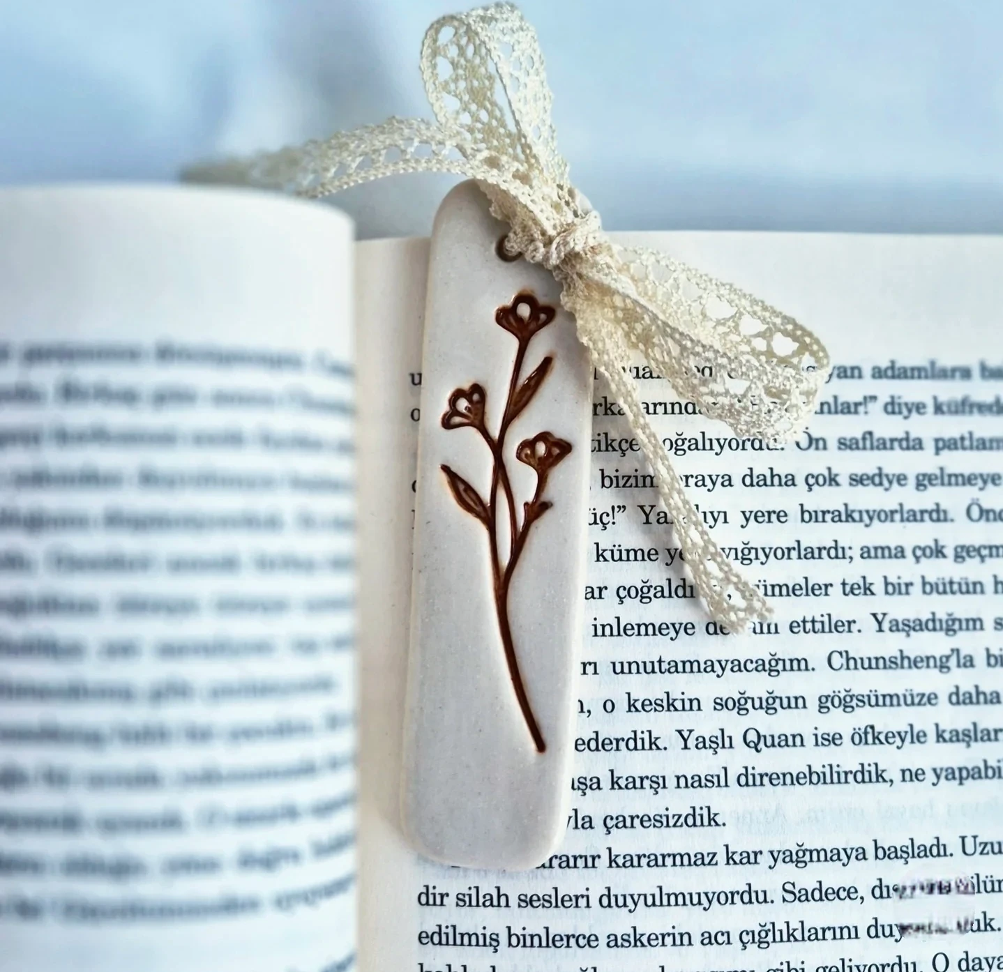 Porselen Kitap Ayracı