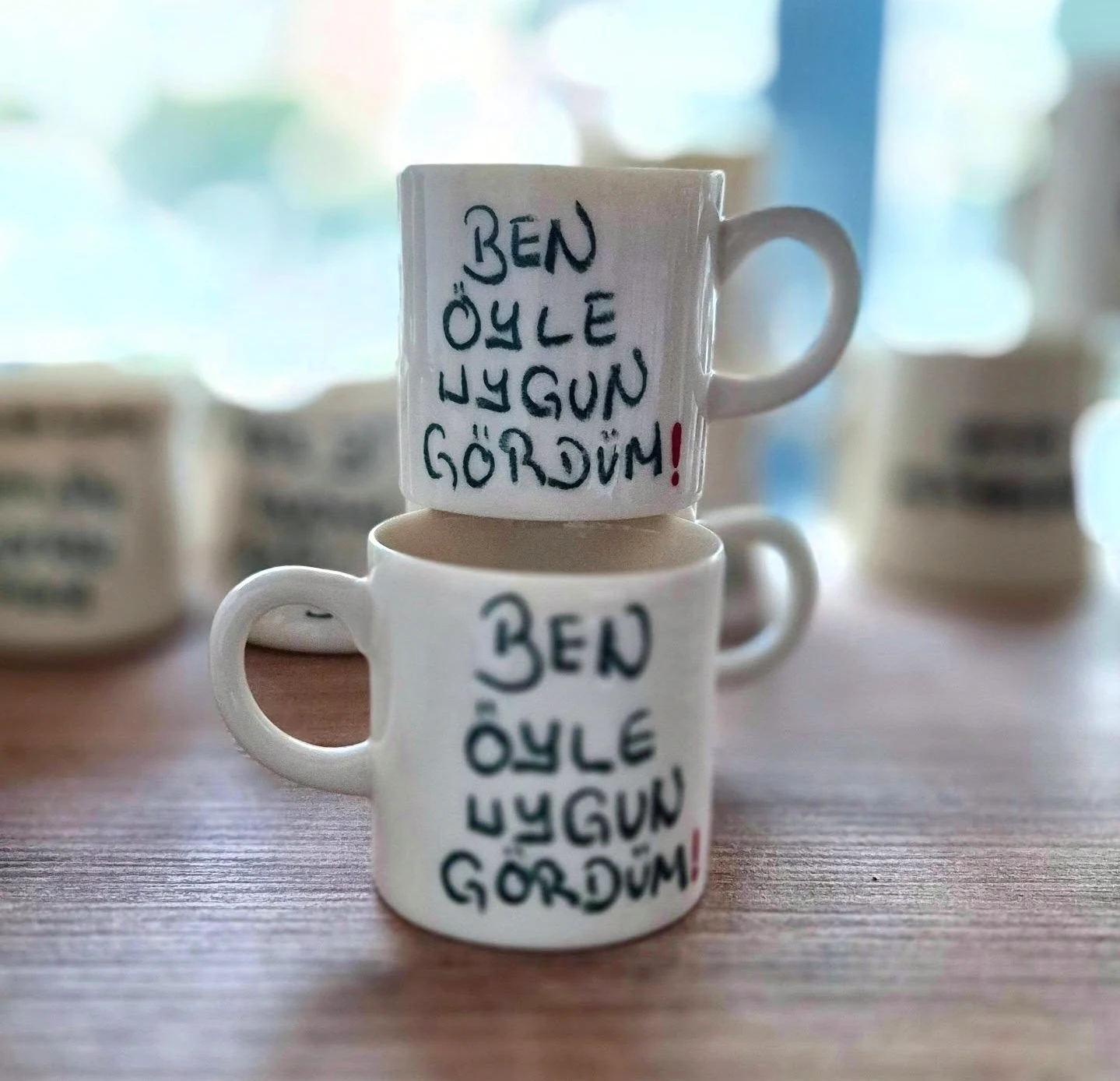 Porselen Fincan 'Ben Öyle Uygun Gördüm'