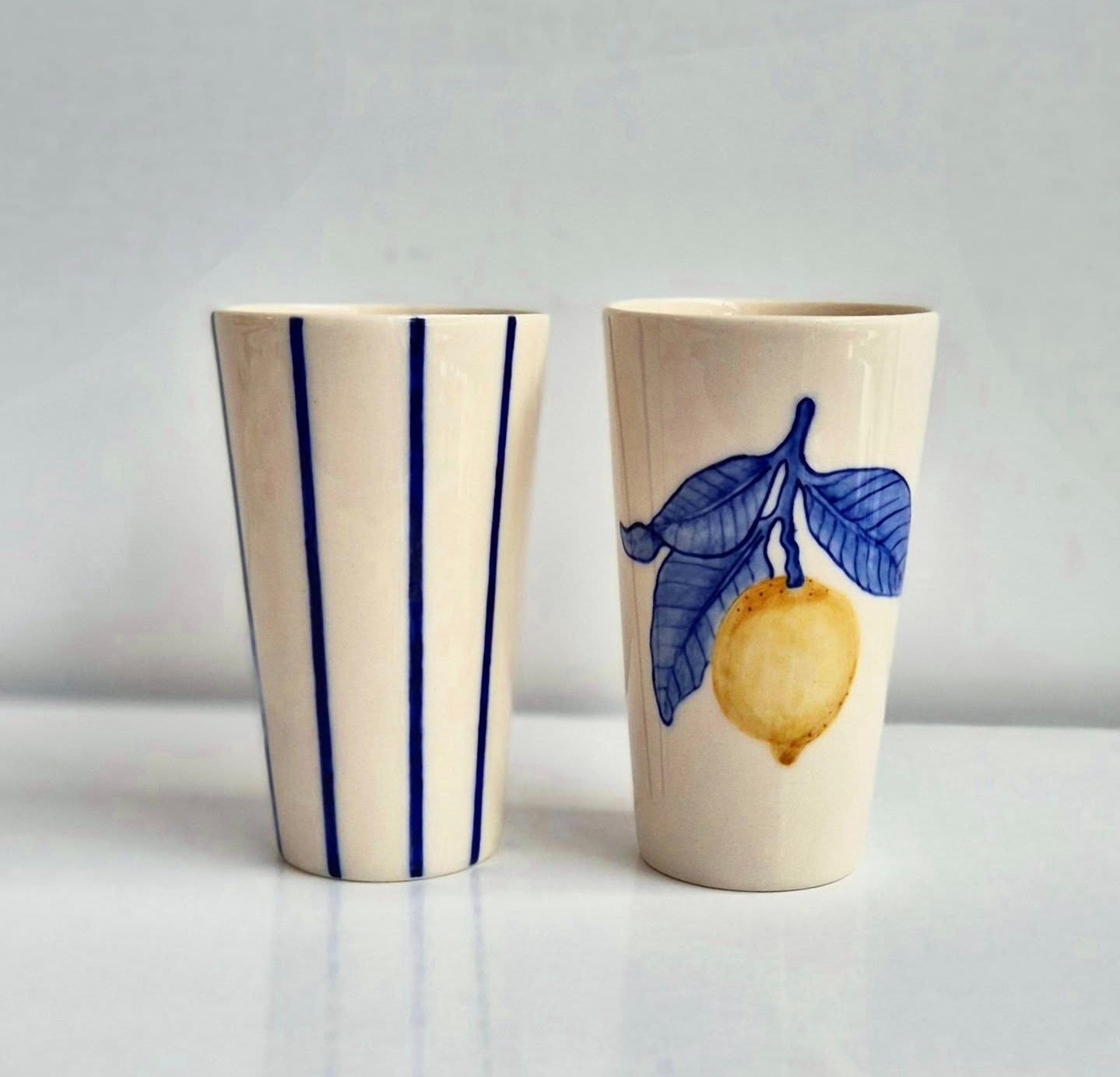 Porselen Kupa Limon