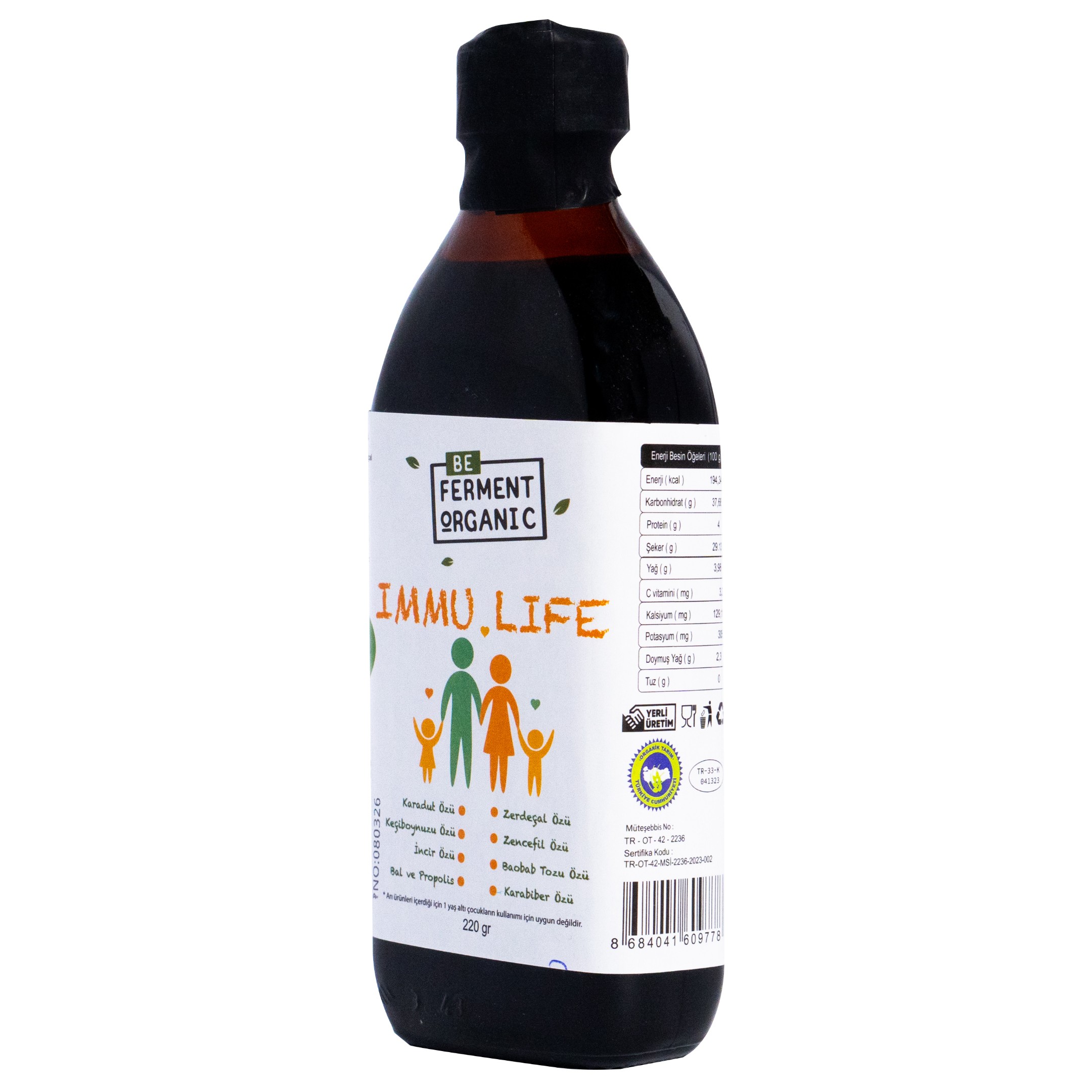 Organik Immu Life Şurup 220 Gr