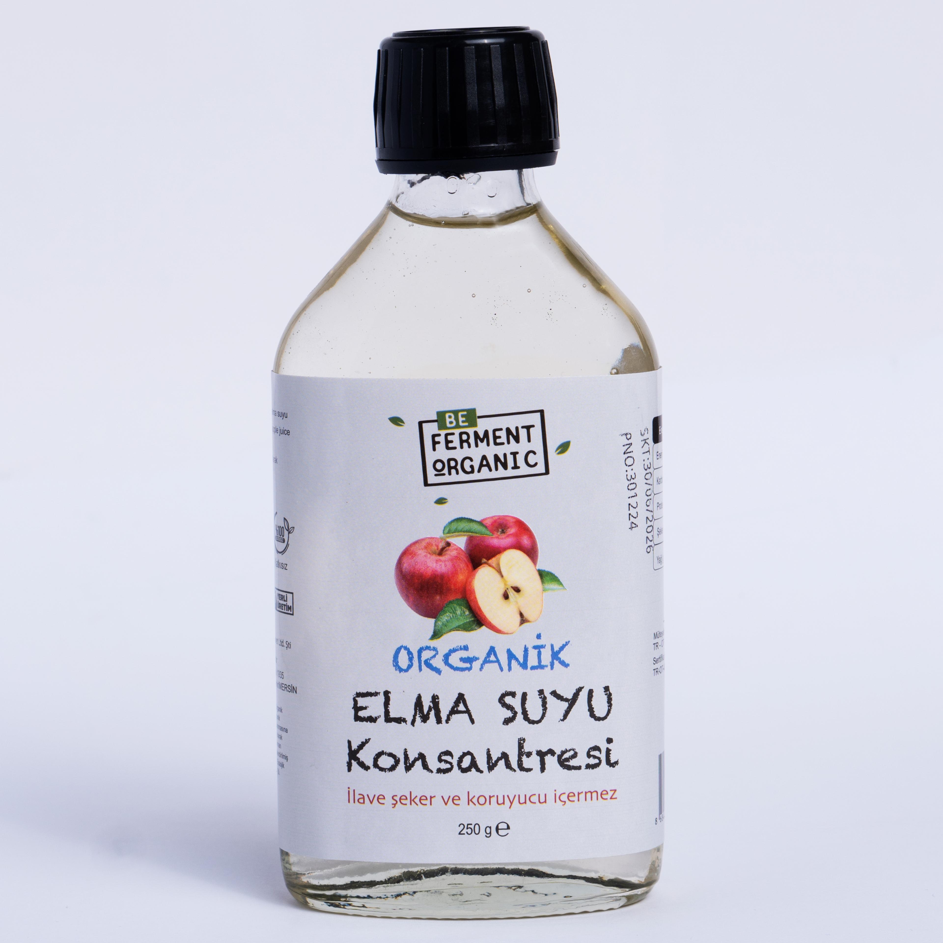 Organik Elma Suyu Konsantresi - 250 Gr