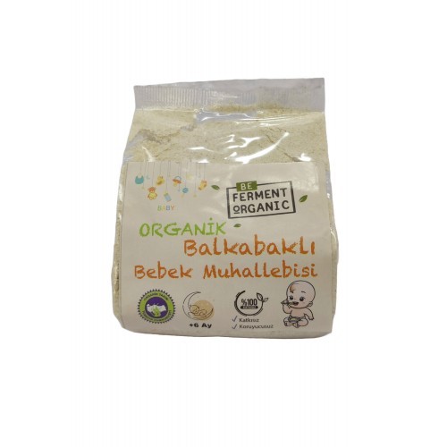 Organik Balkabaklı Muhallebi - 180 Gr