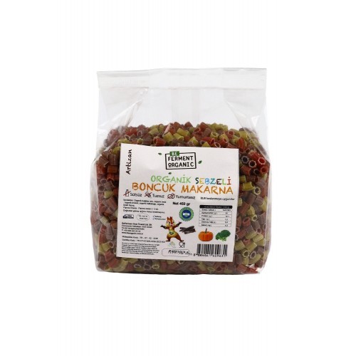 Organik Boncuk Makarna - 450 Gr