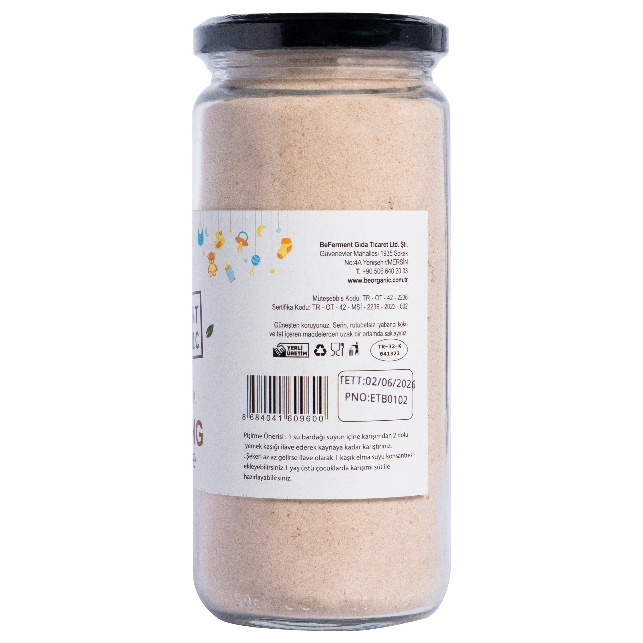 Organik Bebek Pudingi 300 Gr
