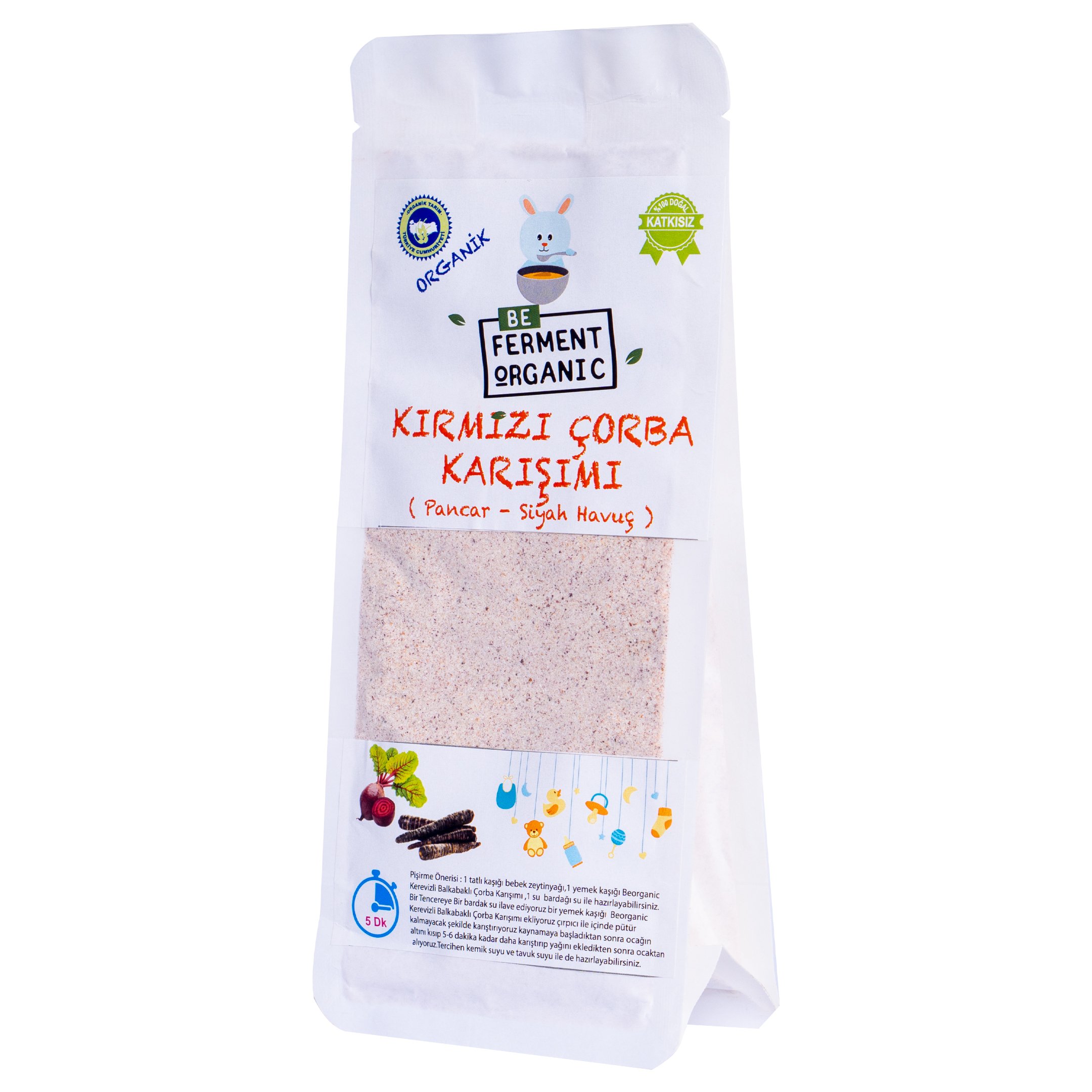 Organik Kırmızı Sebzeli Ek Gıda Çorbası 180 Gr