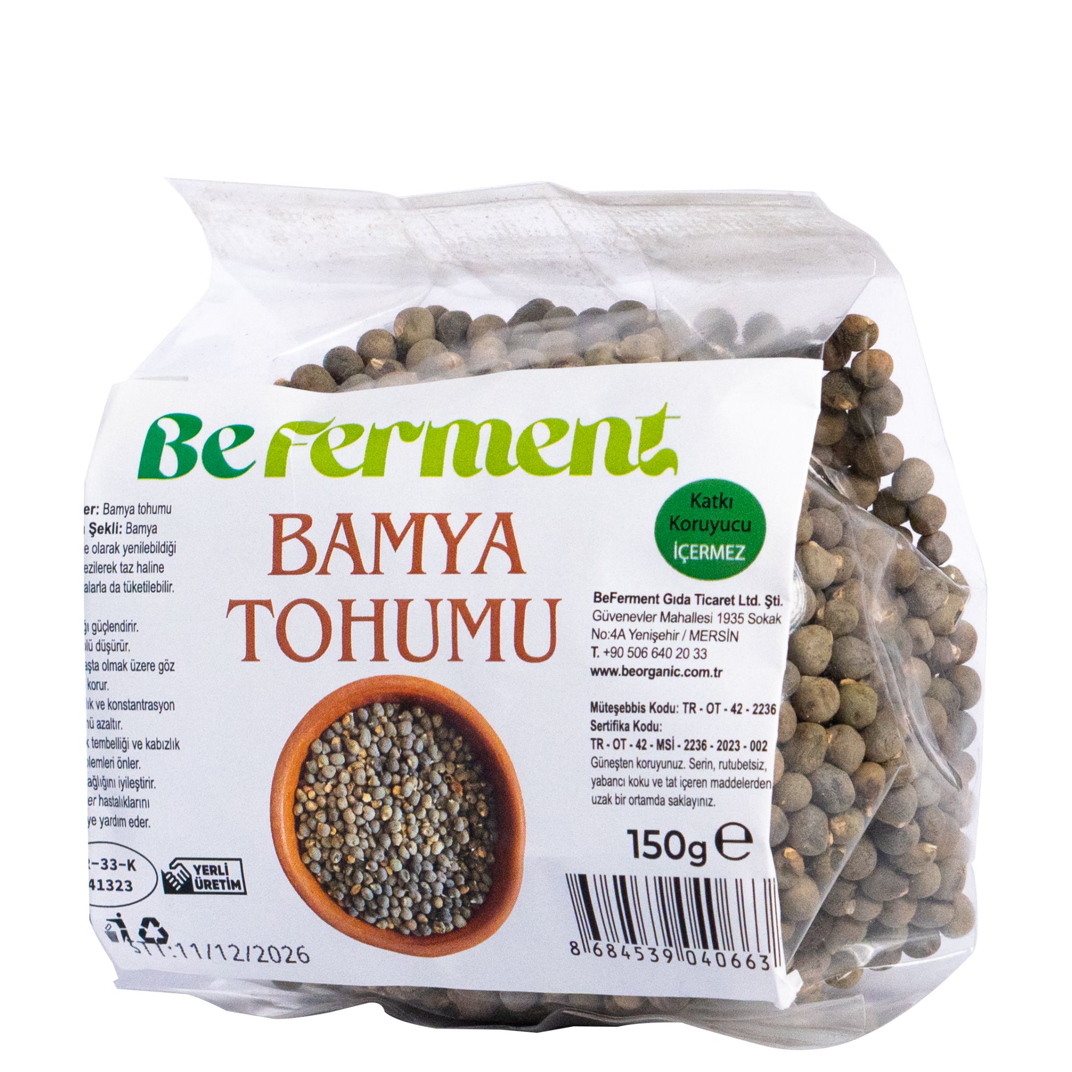 Bamya Tohumu 150 Gr