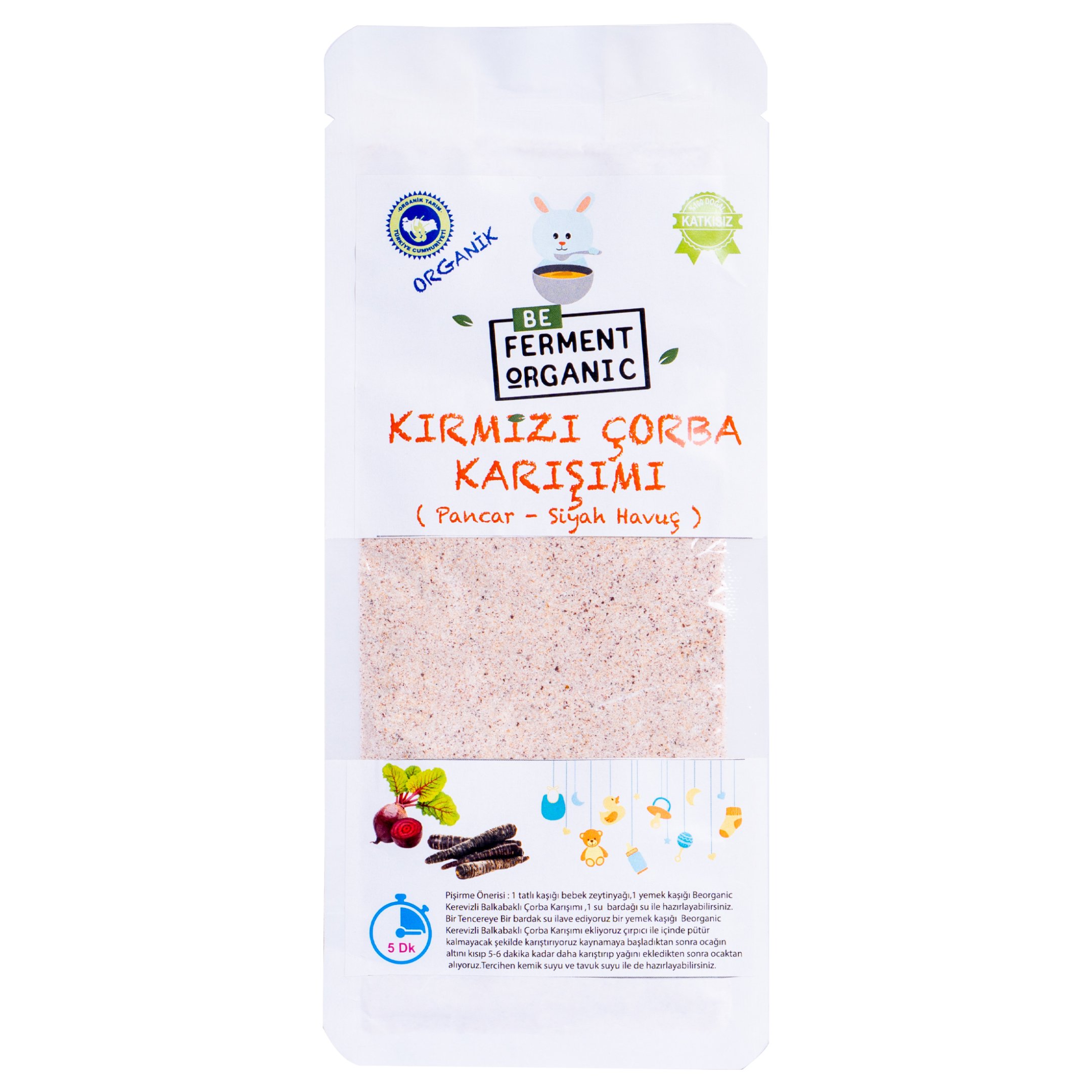 Organik Kırmızı Sebzeli Ek Gıda Çorbası 180 Gr
