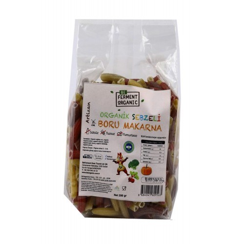 Organik Boru Makarna - 200 Gr