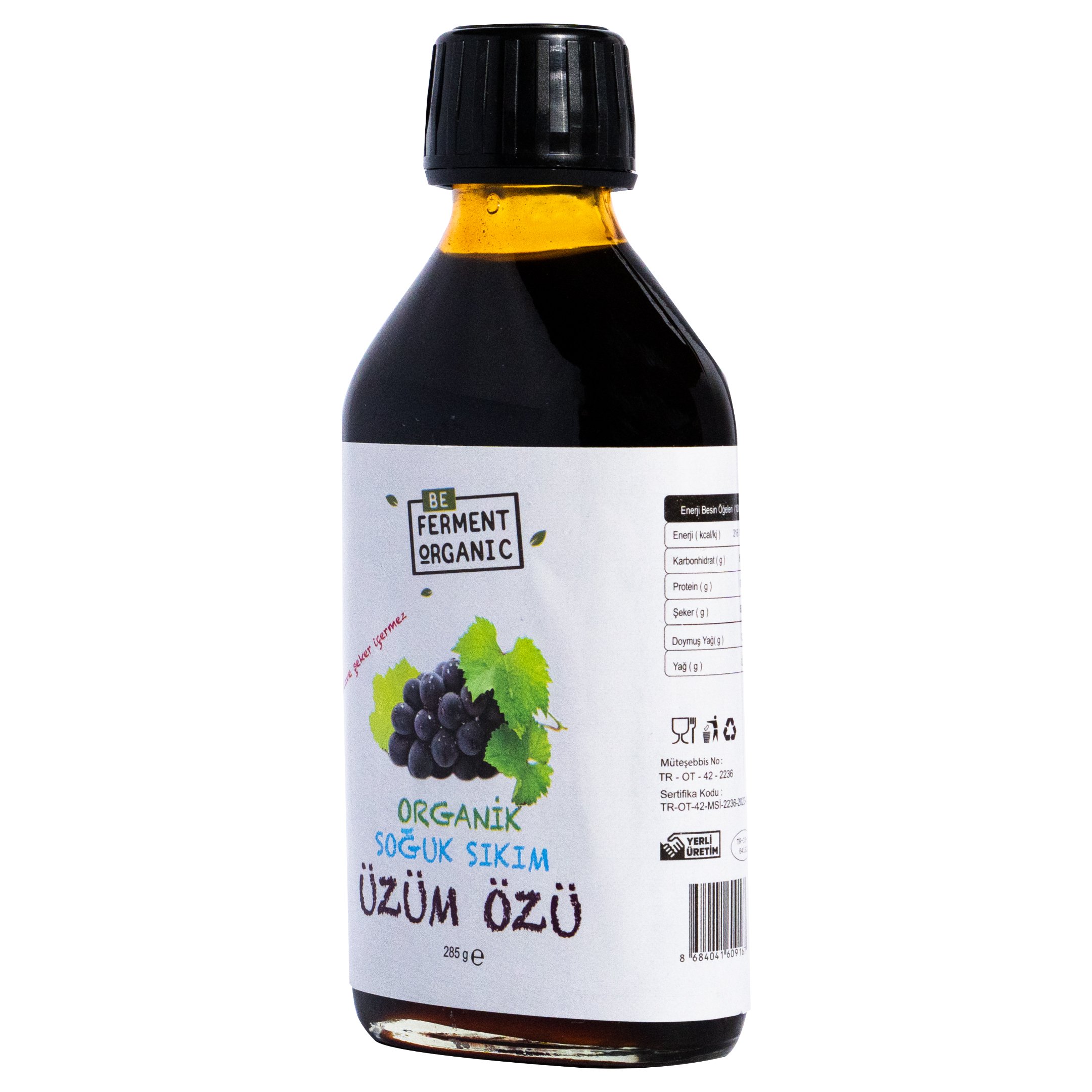 Organik Üzüm Özü 285 Cc