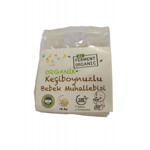 Organik Keçiboynuzlu Muhallebi - 180 Gr