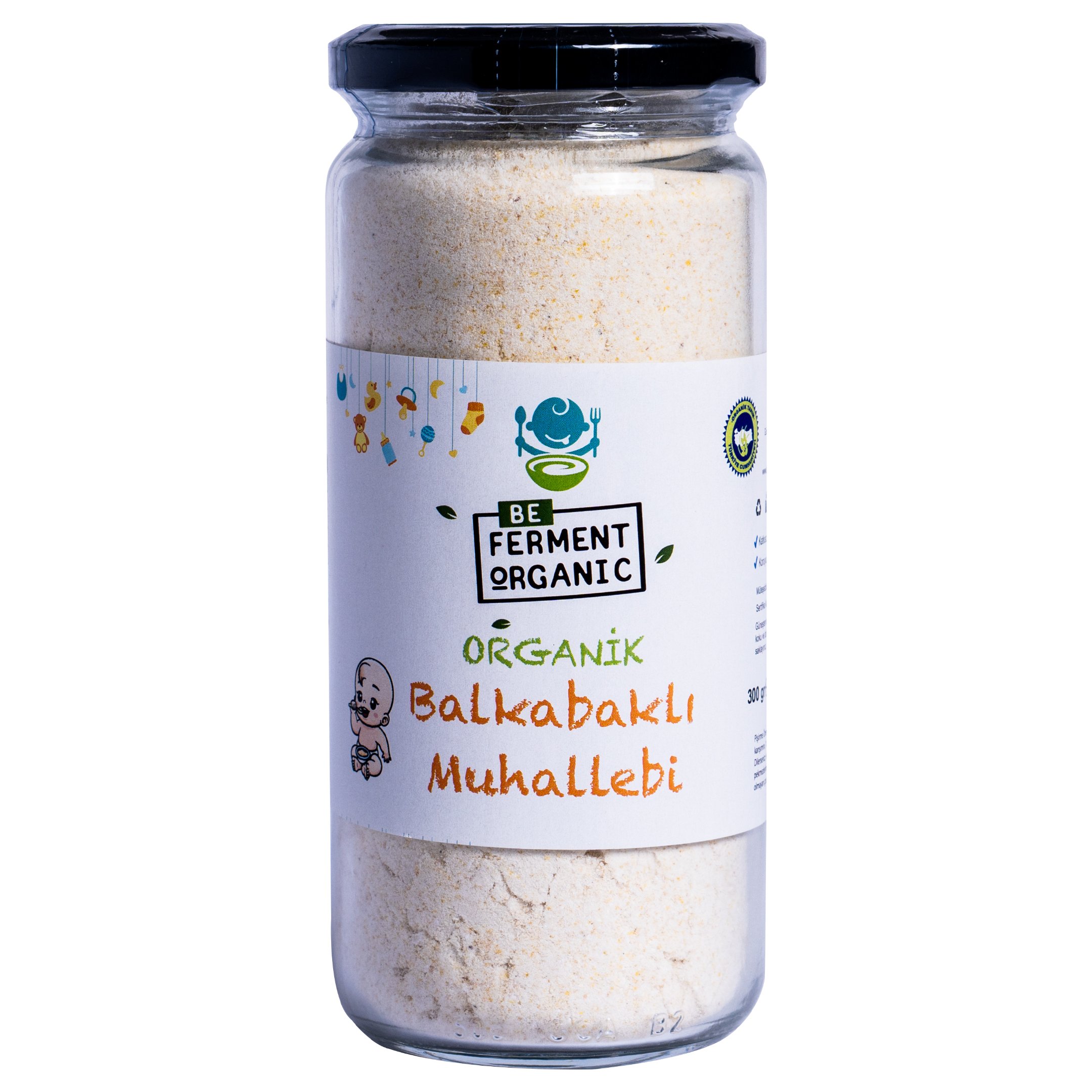 Organik Balkabaklı Muhallebi - 300 Gr