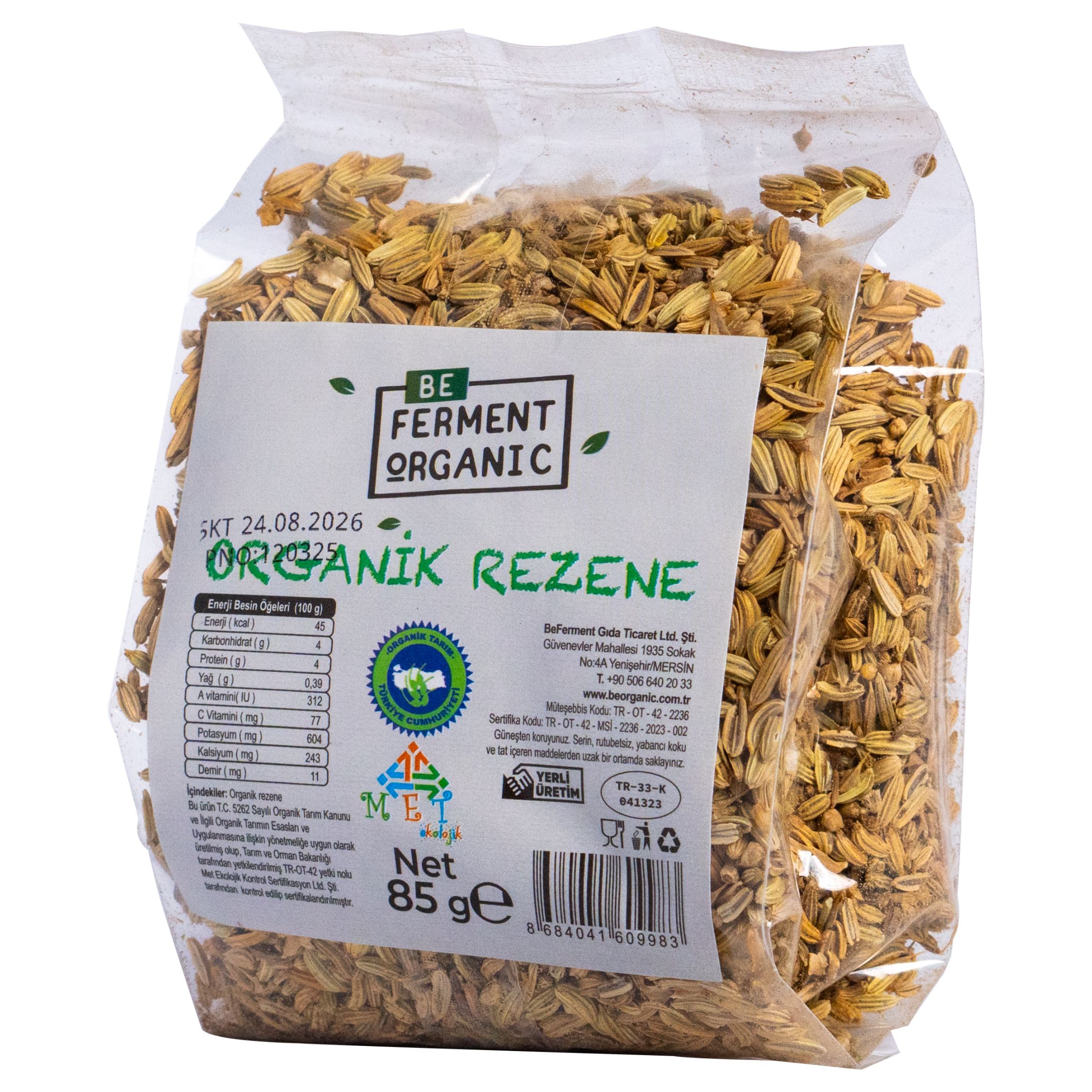 Organik Rezene 85 Gr