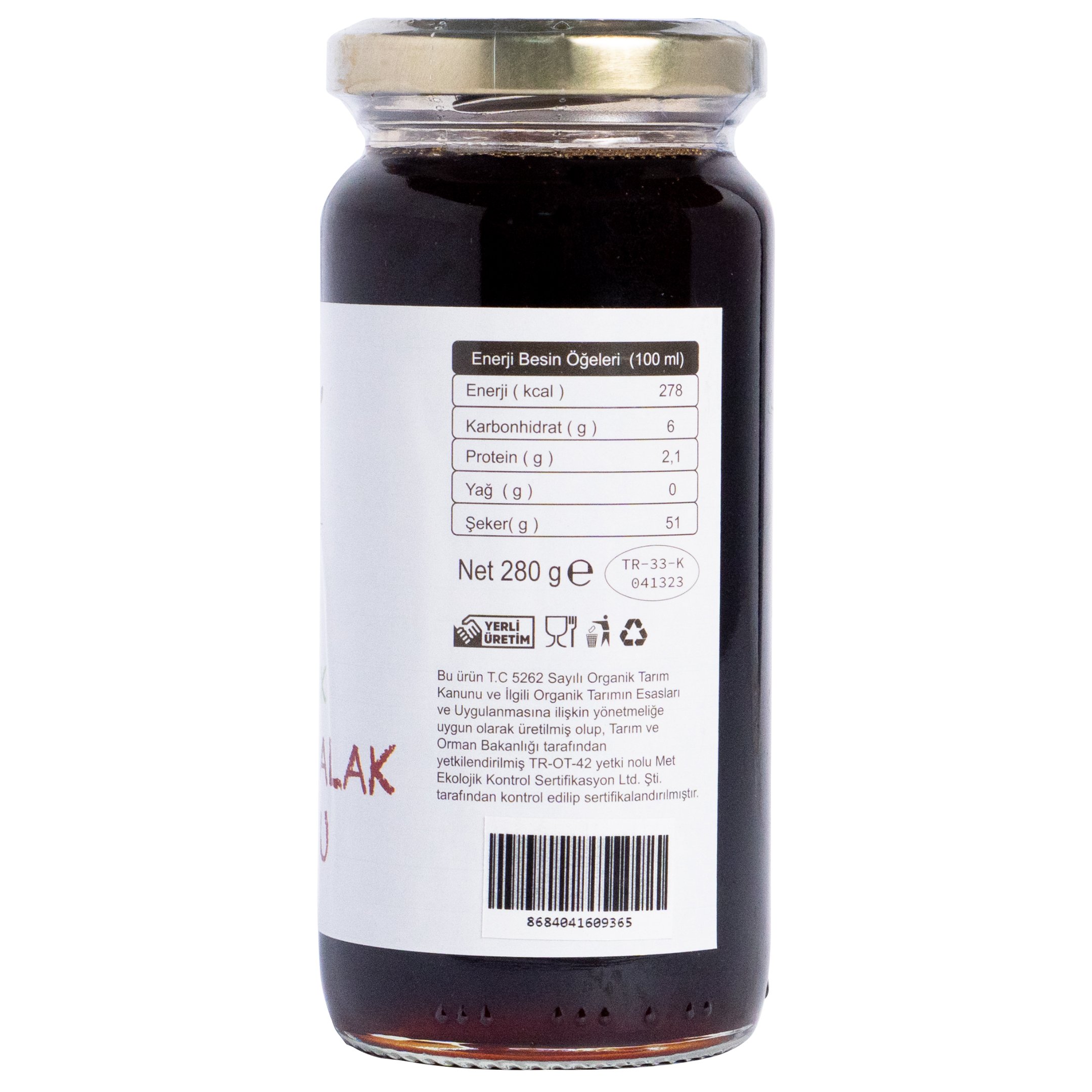 Organik Çam Kozalağı Şurubu 280 Gr