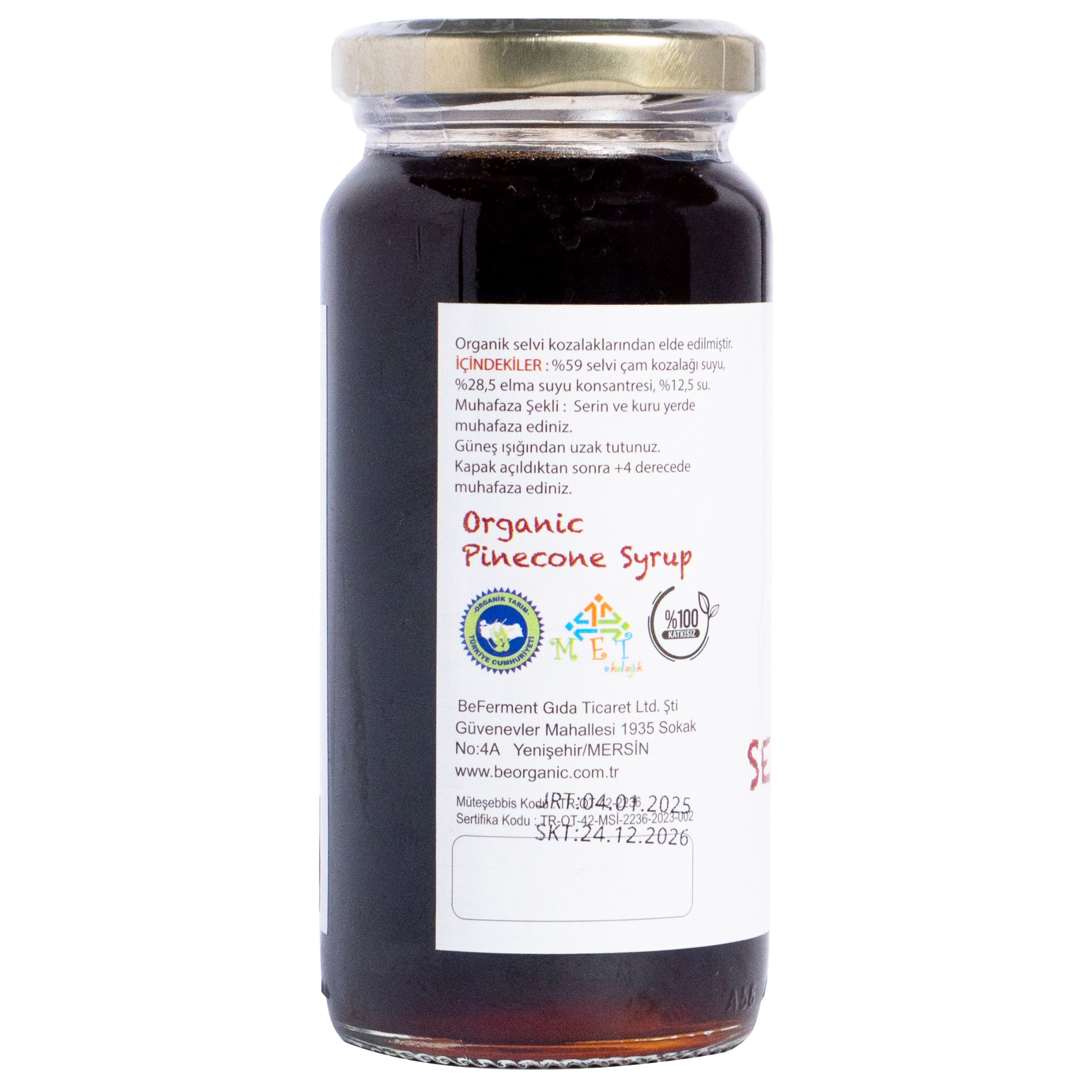 Organik Çam Kozalağı Şurubu 280 Gr