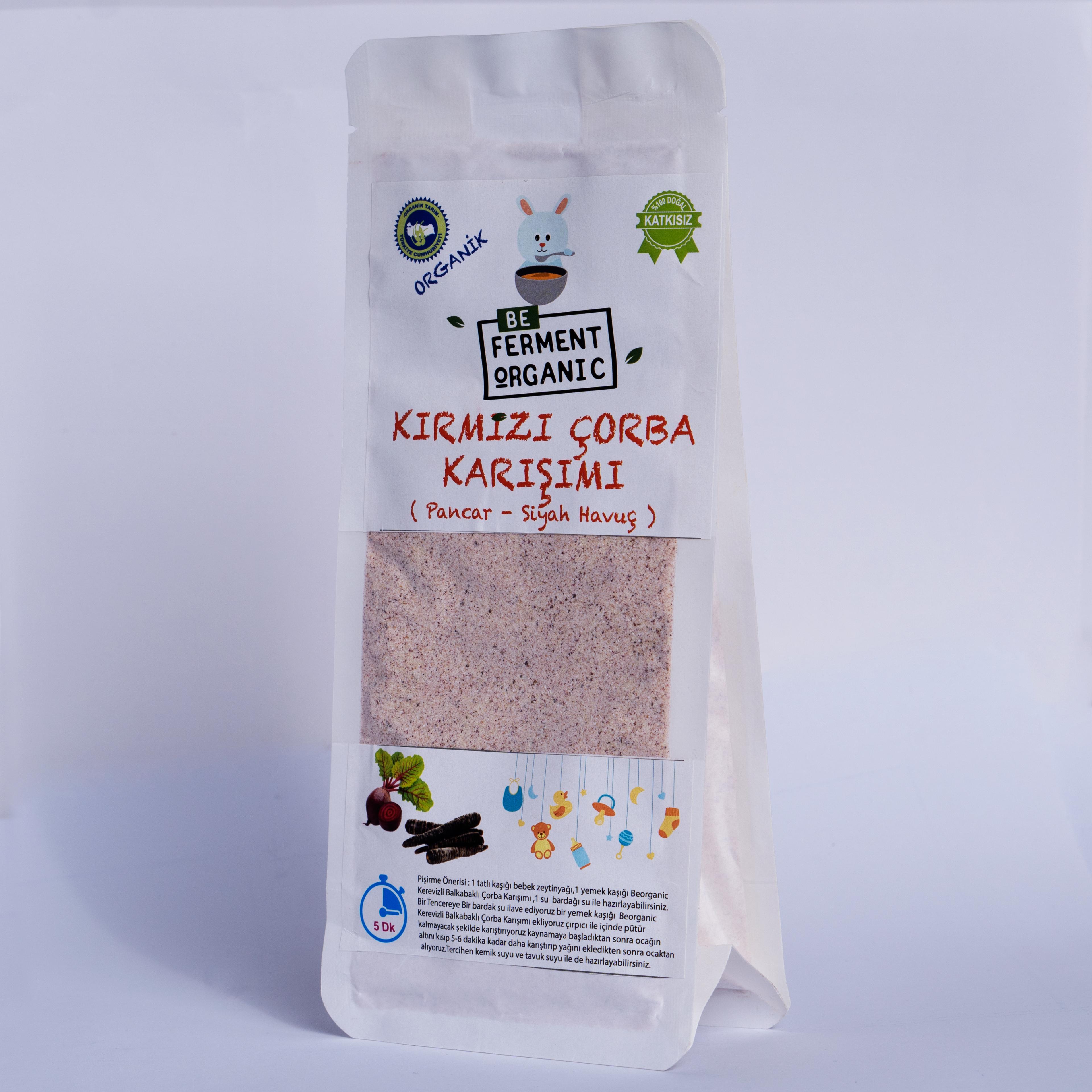 Organik Kırmızı Sebzeli Ek Gıda Çorbası 180 Gr