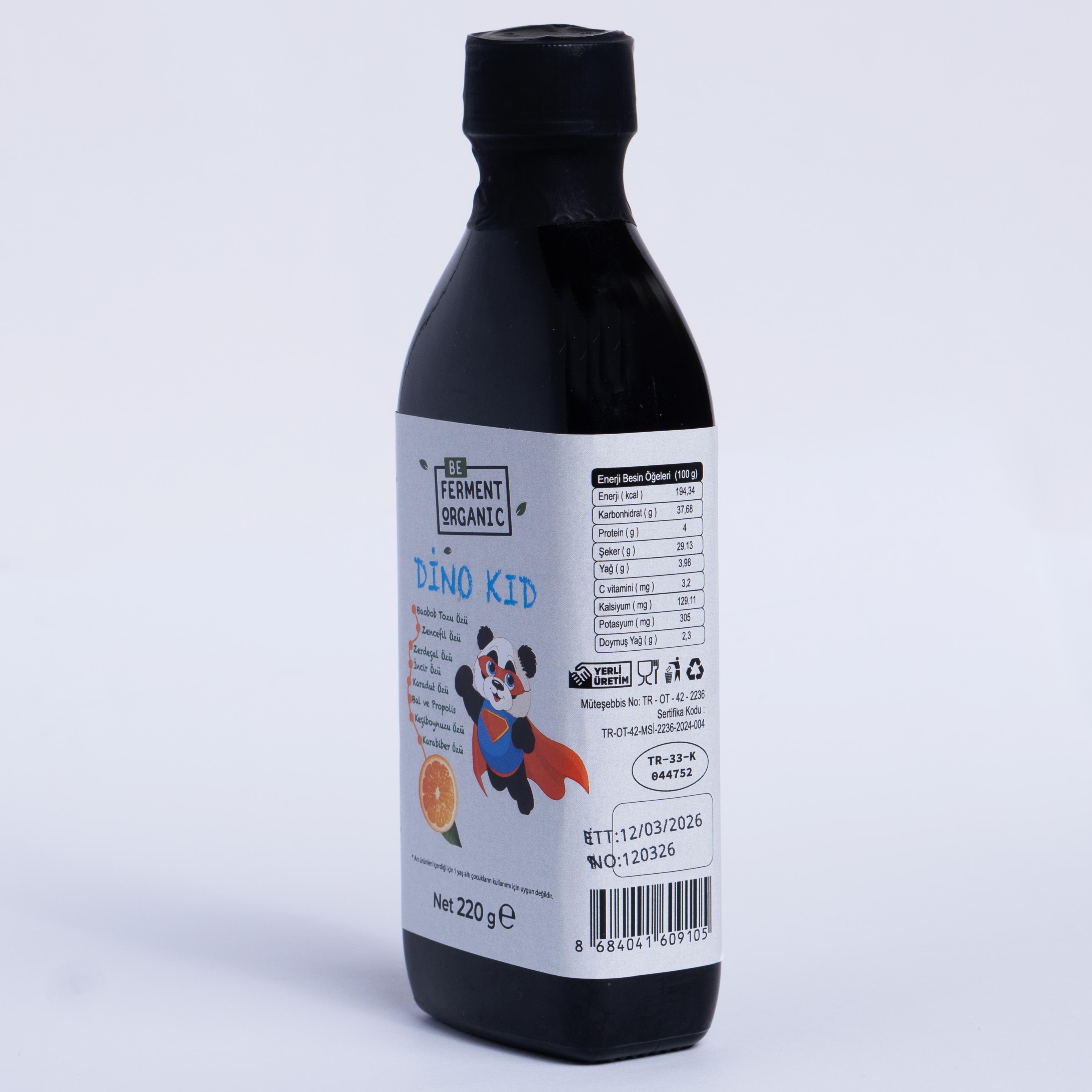 Organik Dino Kids Öz Karışım 220 Gr