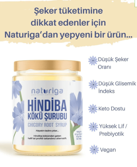 %100 Hindiba Kökü Şurubu 200gr.