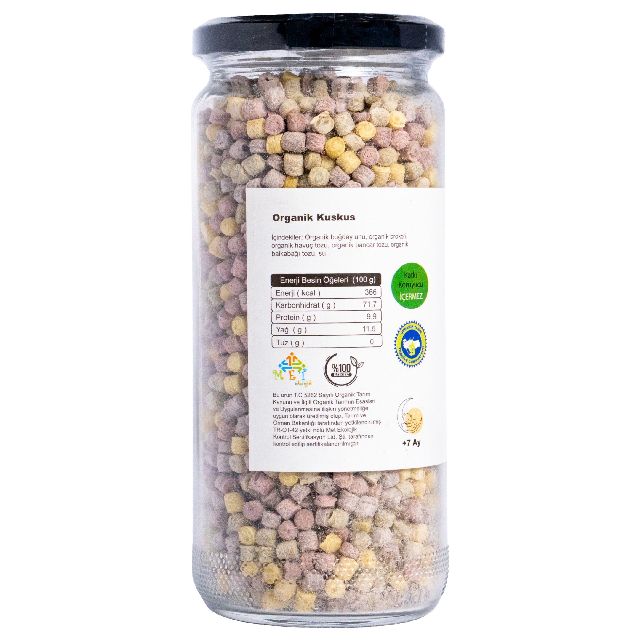 Organik Sebzeli Kuskus 300 Gr