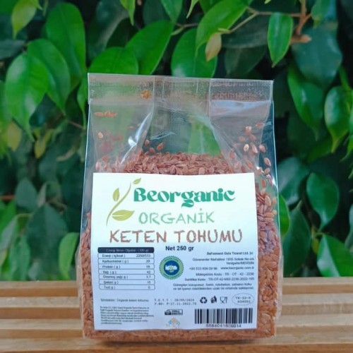 Organik Keten Tohumu 250 Gr
