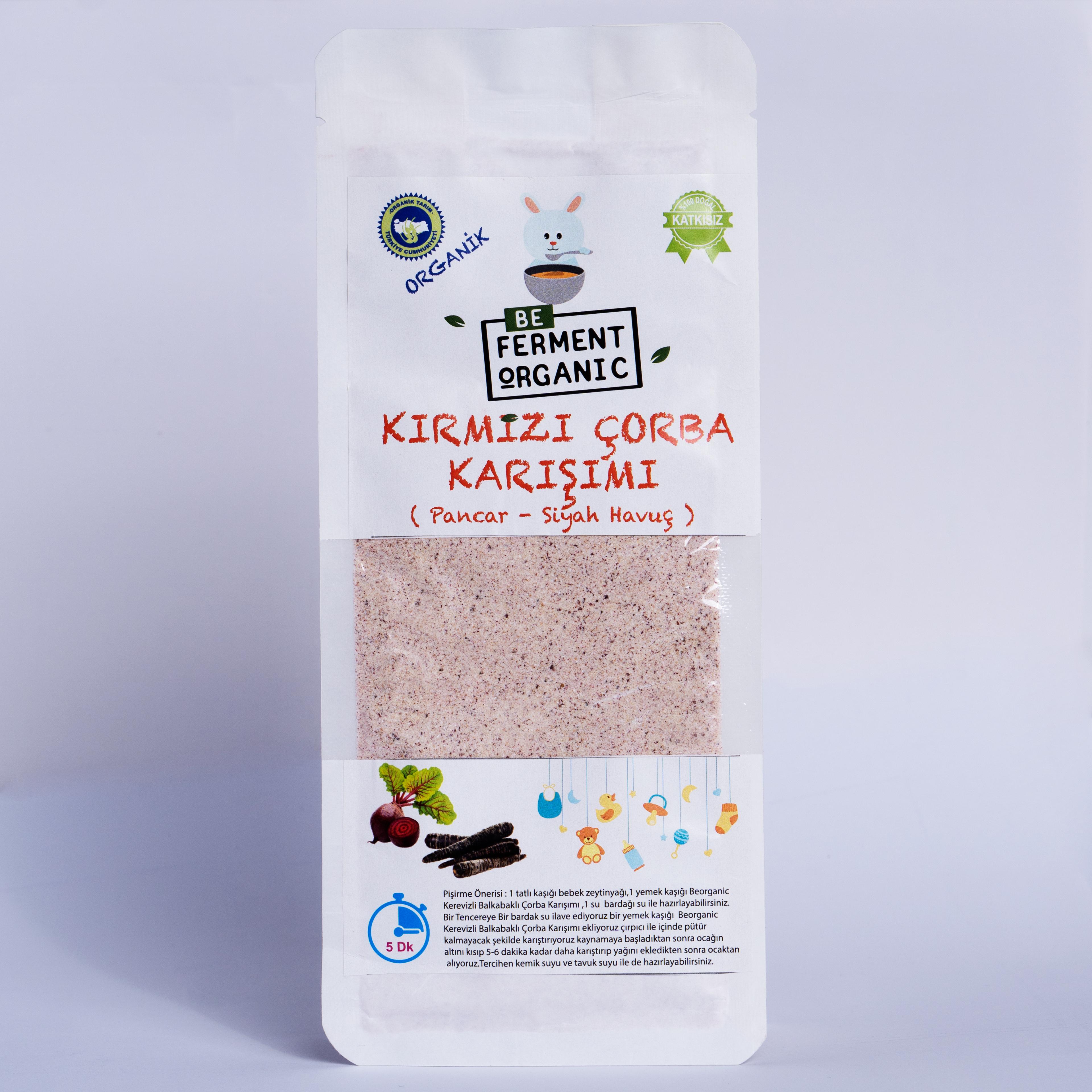 Organik Kırmızı Sebzeli Ek Gıda Çorbası 180 Gr