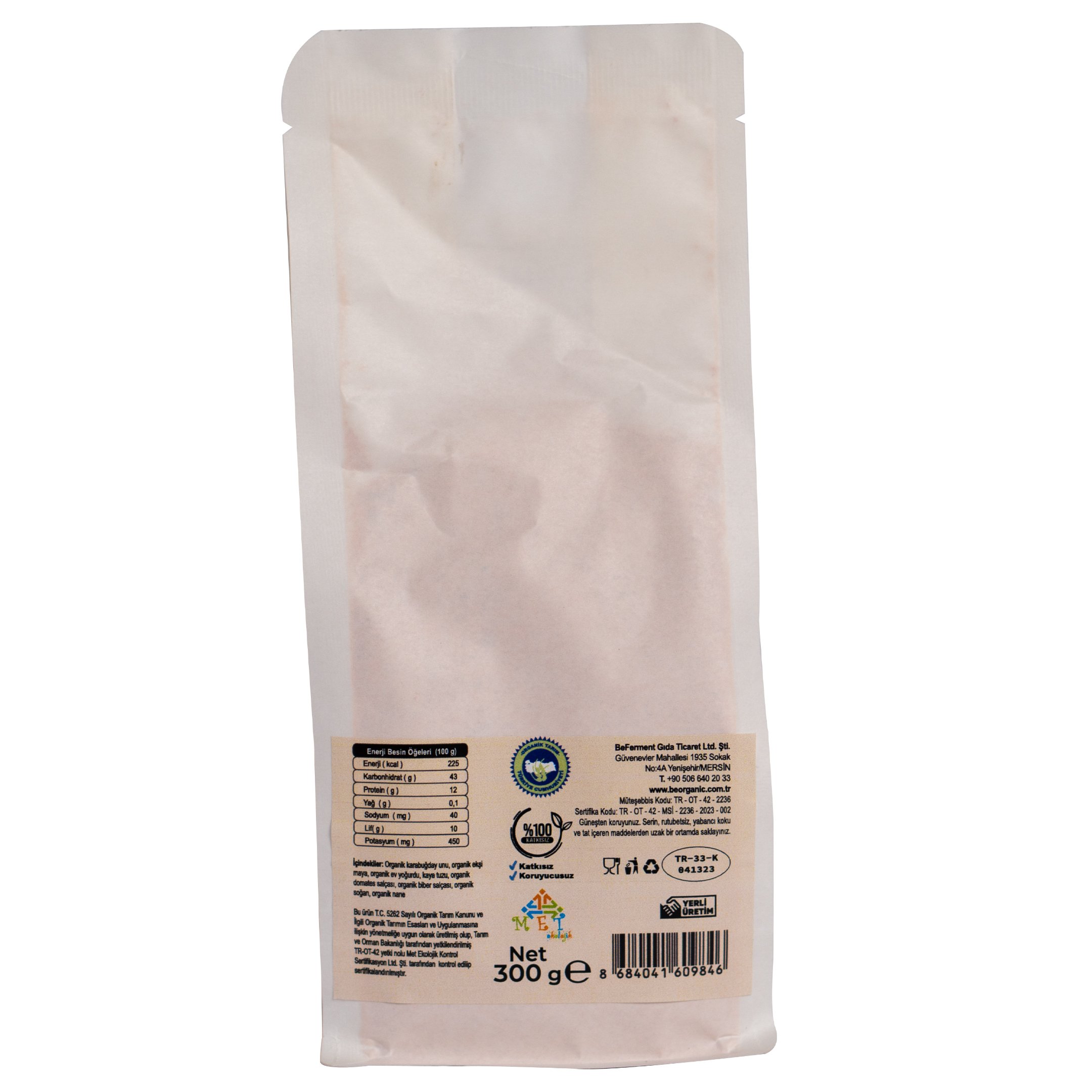 Organik Karabuğdaylı Glutensiz Tarhana 300 Gr
