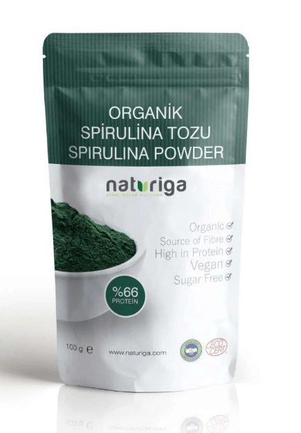 Organik Spirulina Tozu 100 Gr