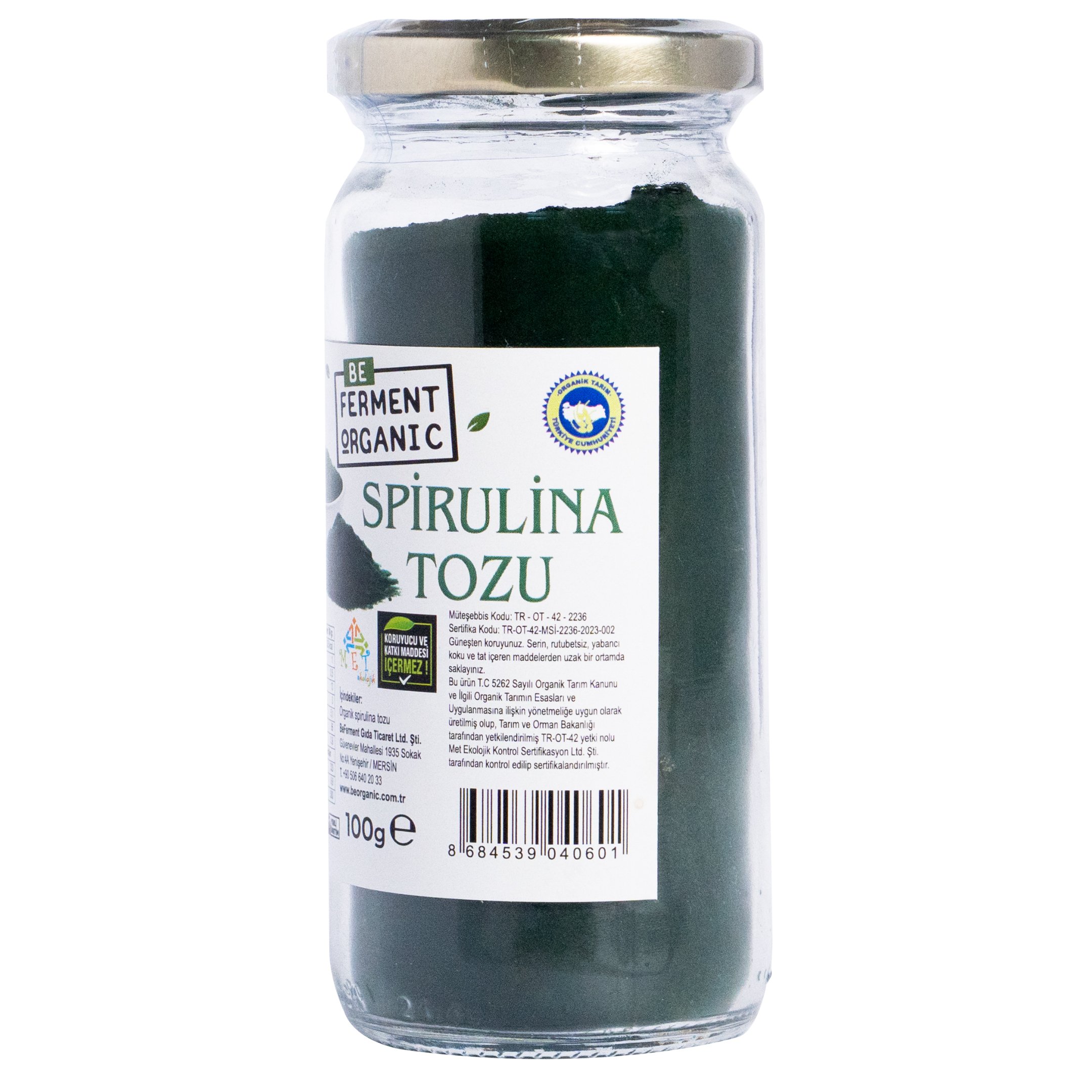 Organik Spirulina Tozu 100 Gr