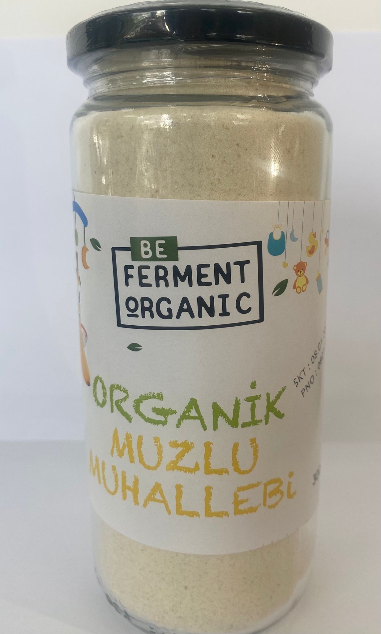 Organic Muzlu Muhallebi 300 G Cam 
