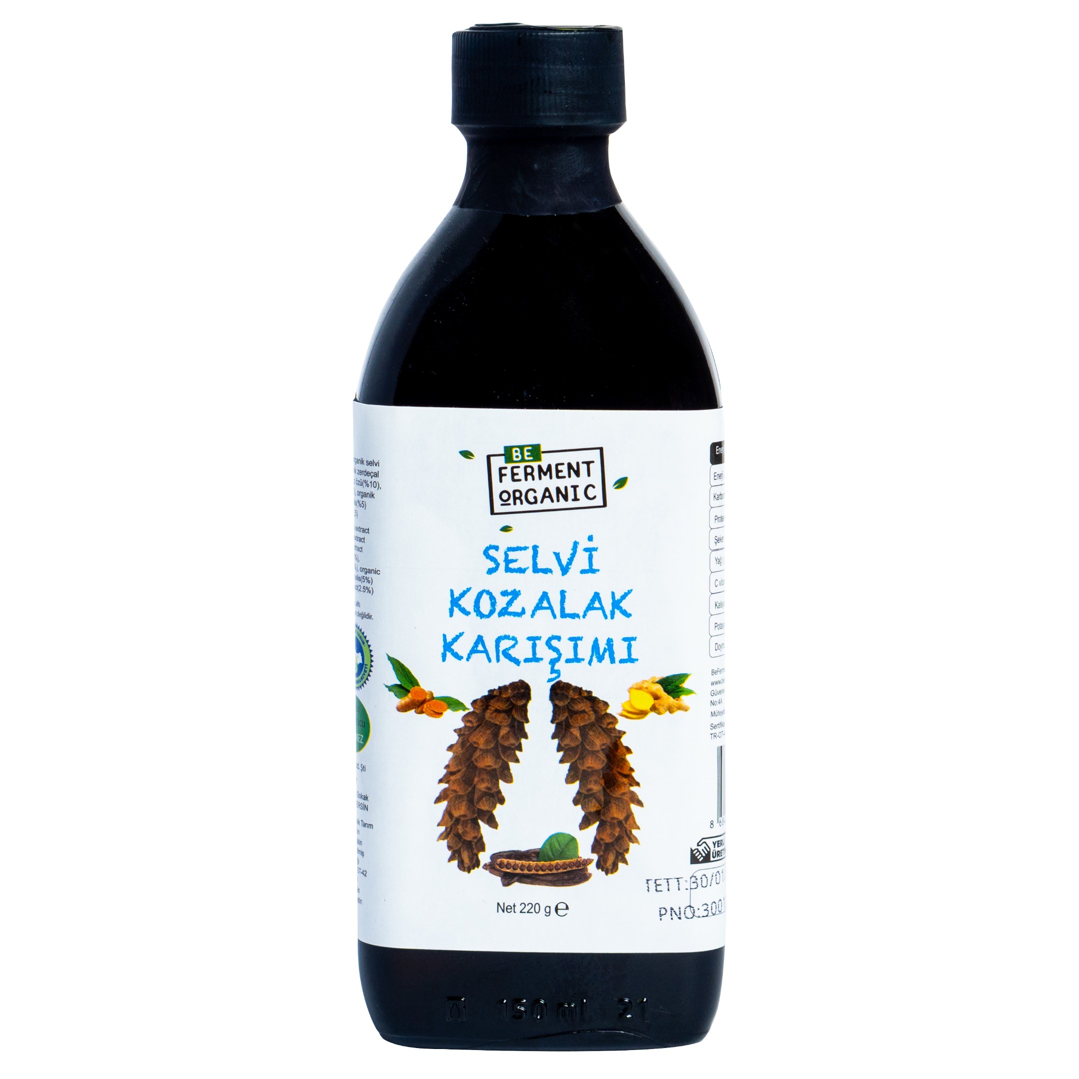 Organik Çam Kozalağı Mix 220 Gr