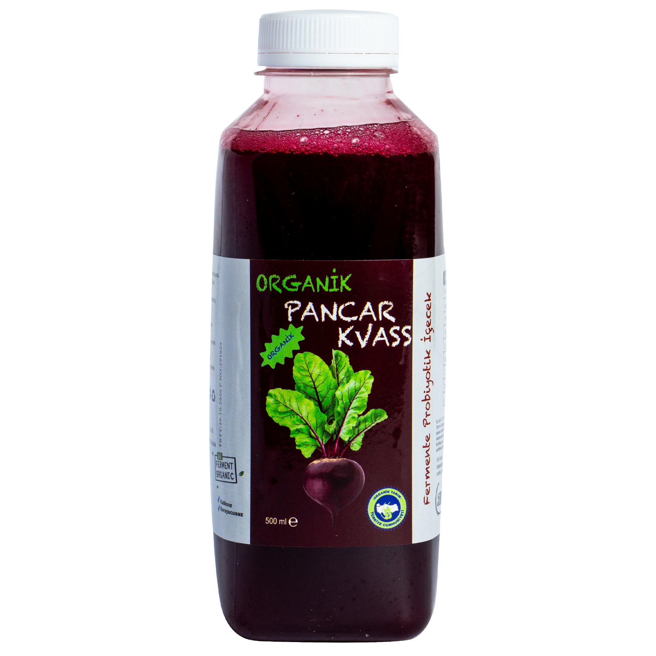 Organik Pancar Kvass Sade - 500 Ml