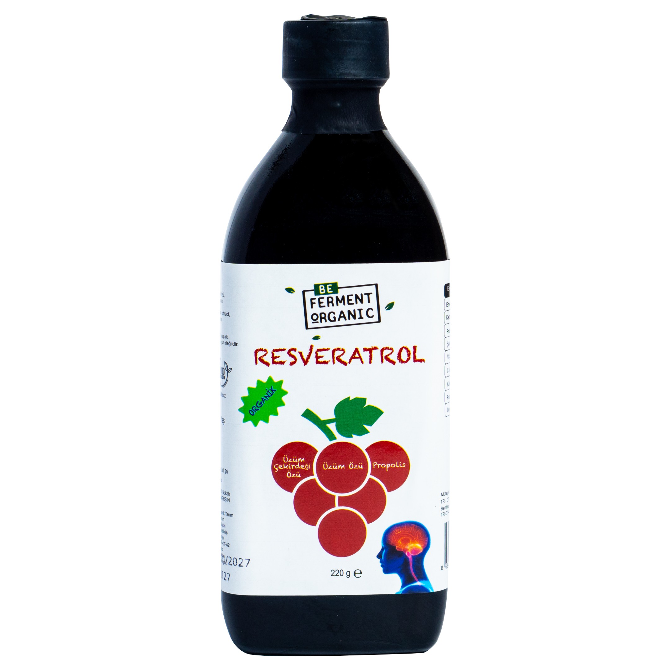 Organik Resveratrol 220 Gr